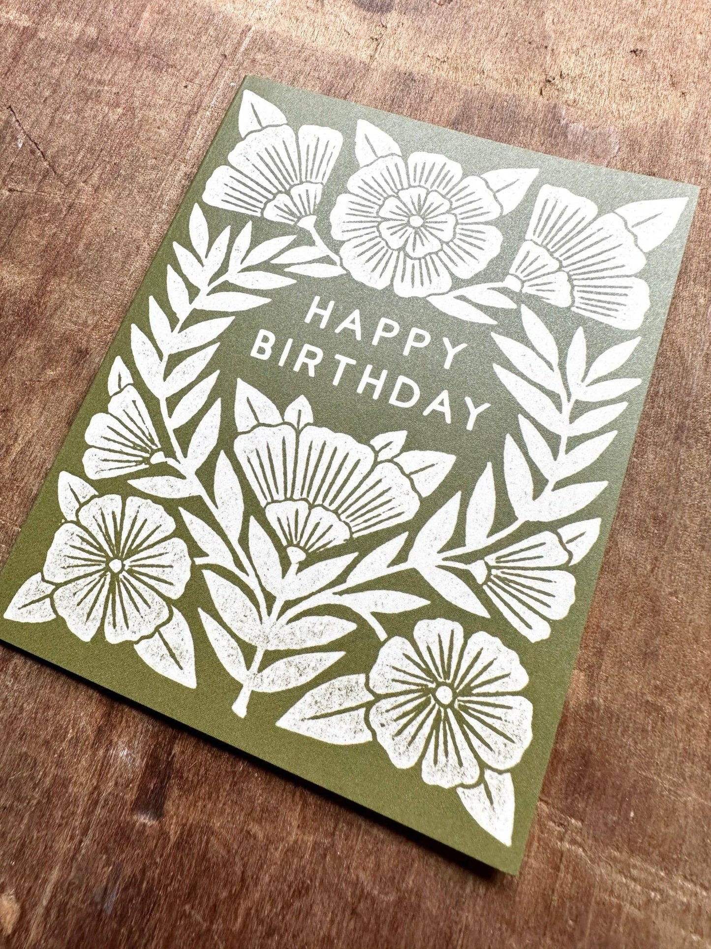 "Happy Birthday," Greeting Card