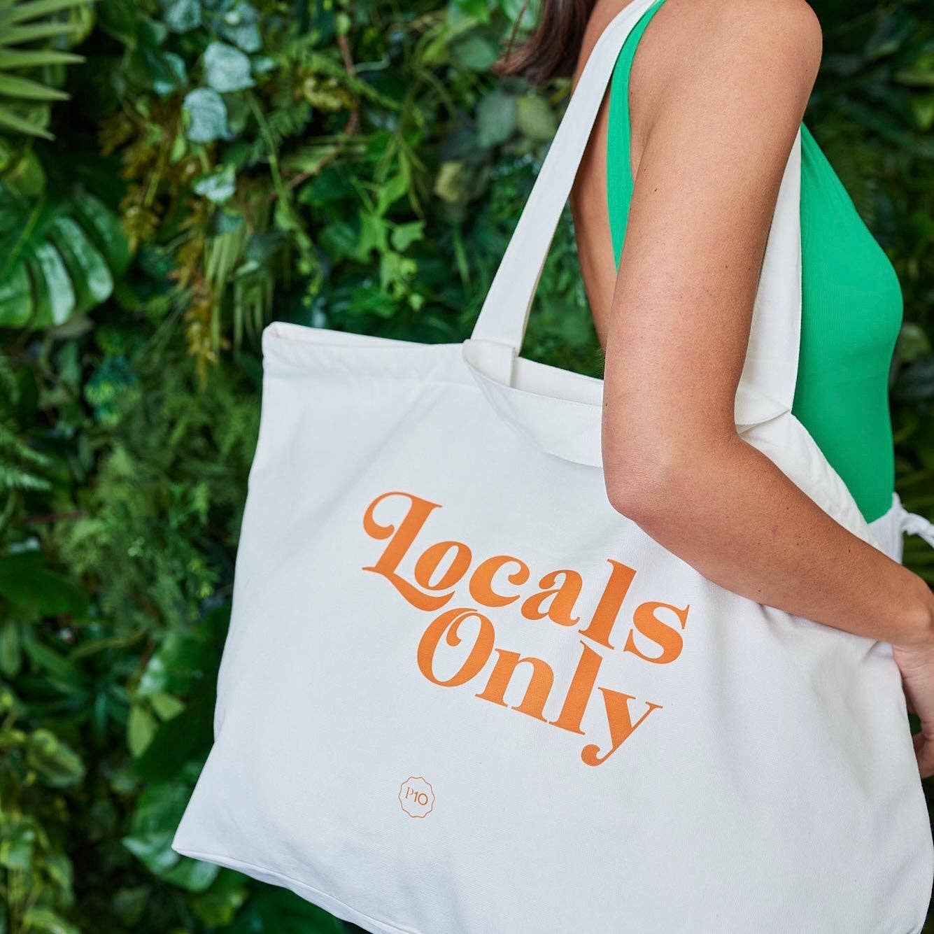 Locals Only Limited Edition Cotton Tote Ecru