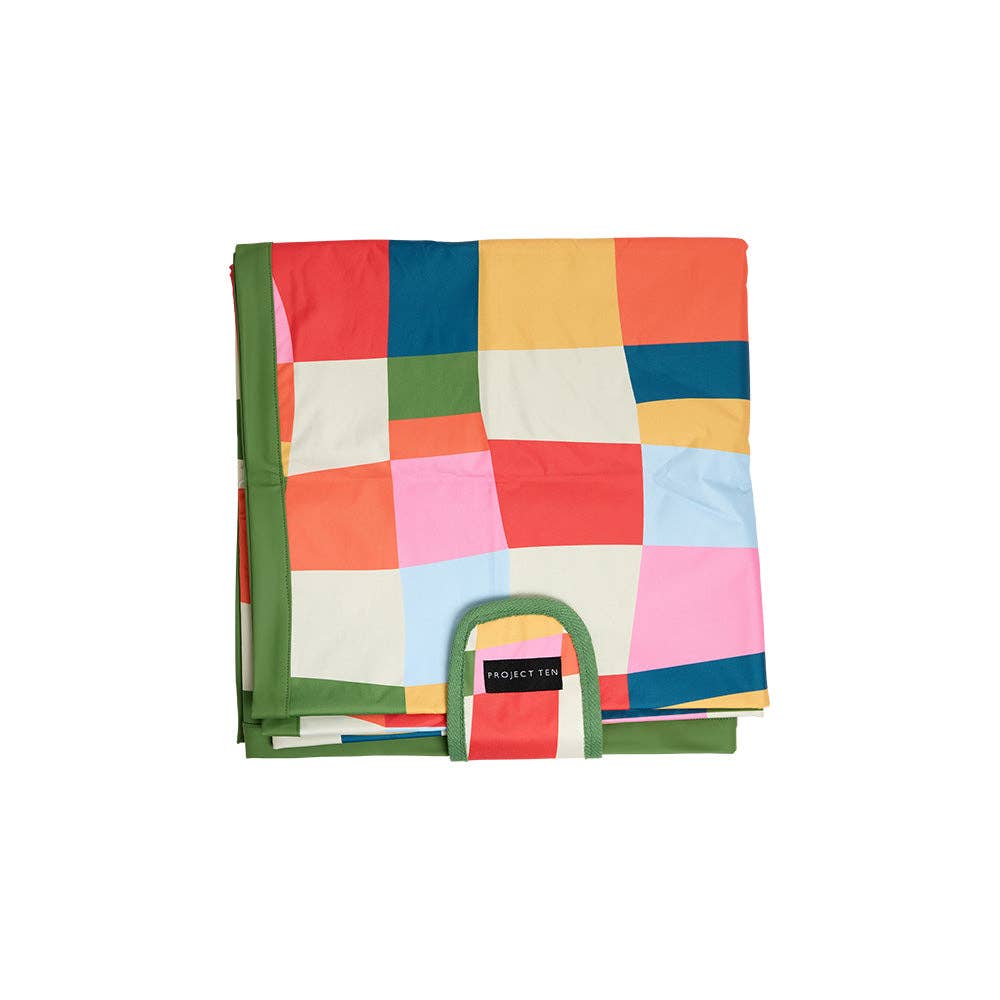 Rainbow Weave picnic mat