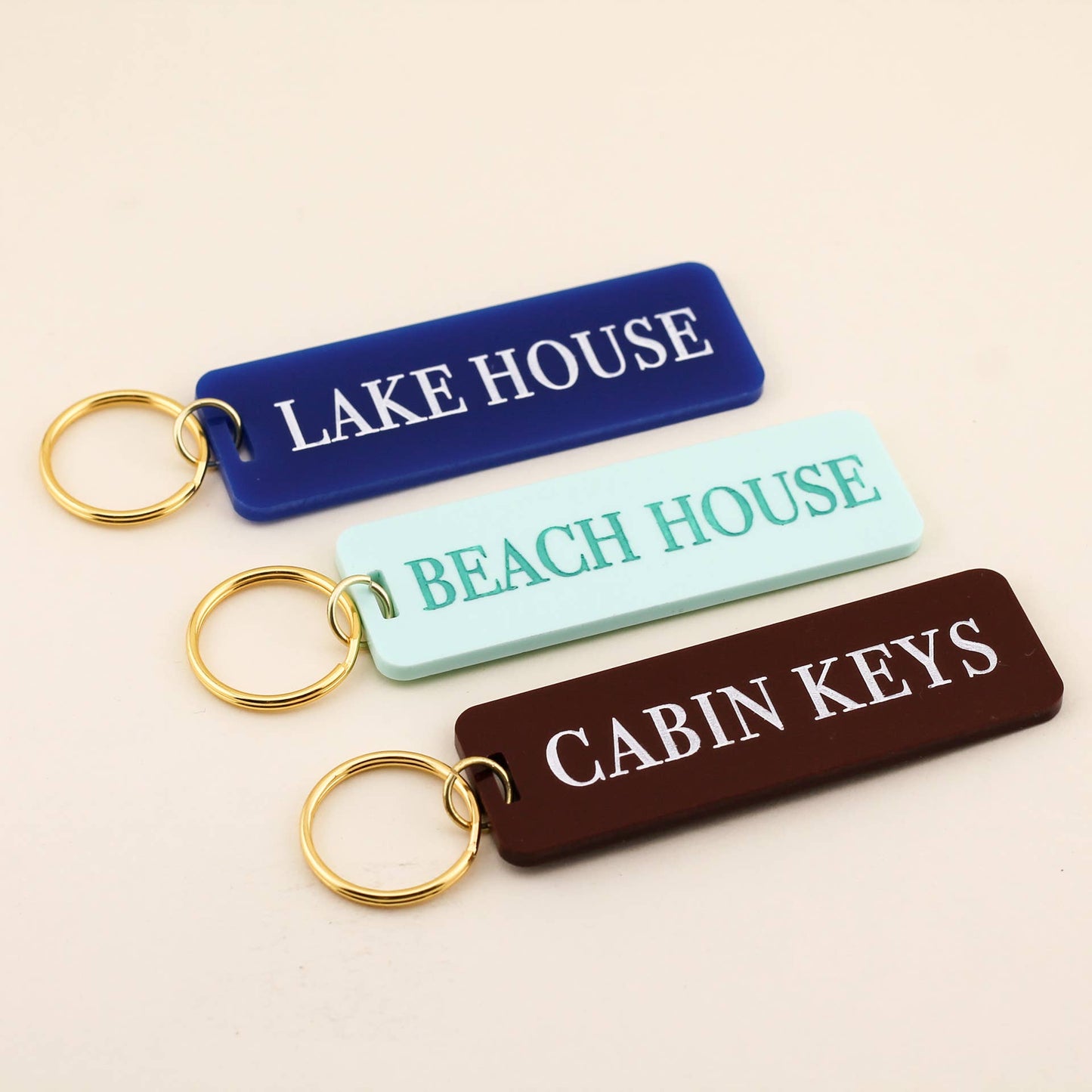 Beach House Keychain