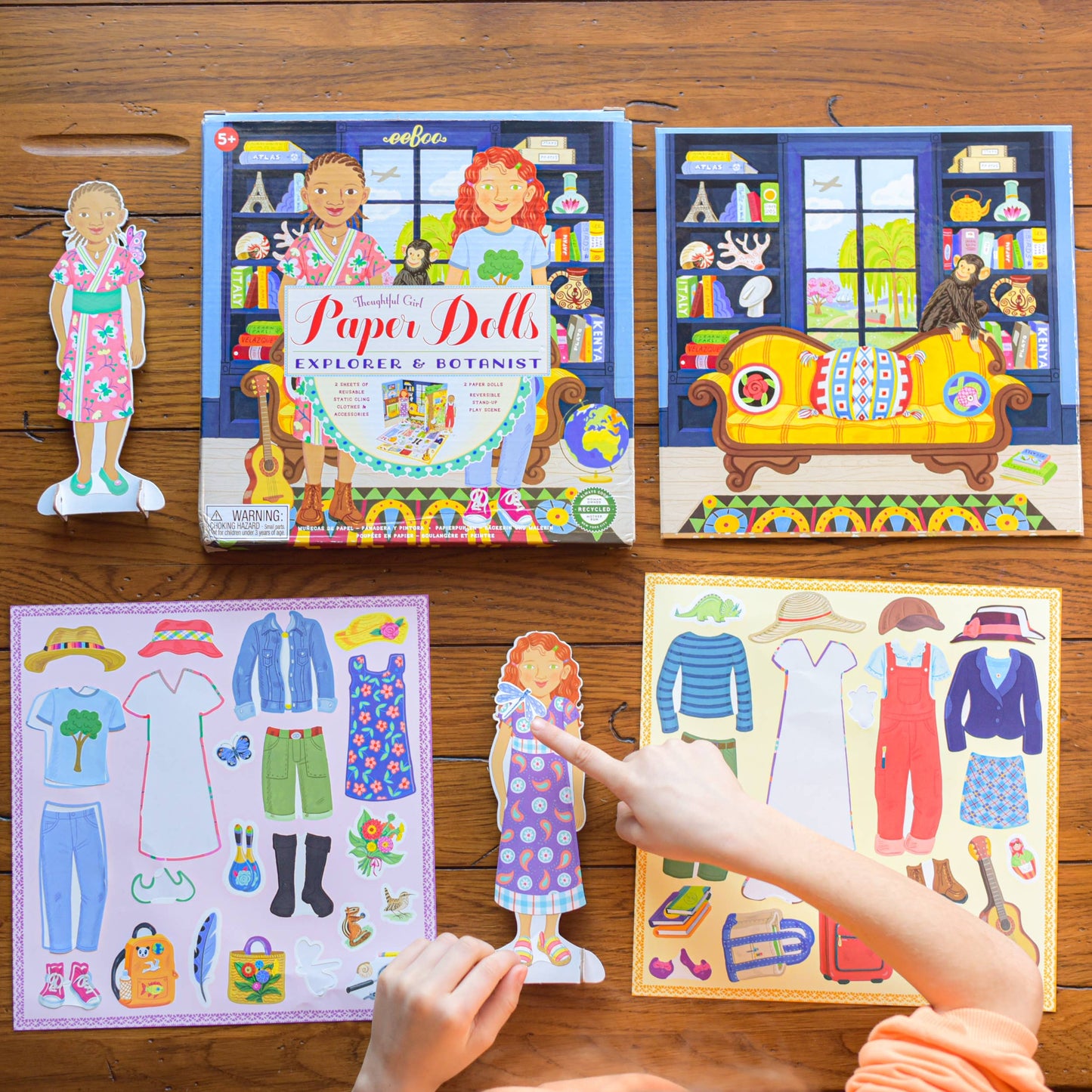 Explorer & Botanist Paper Doll Set