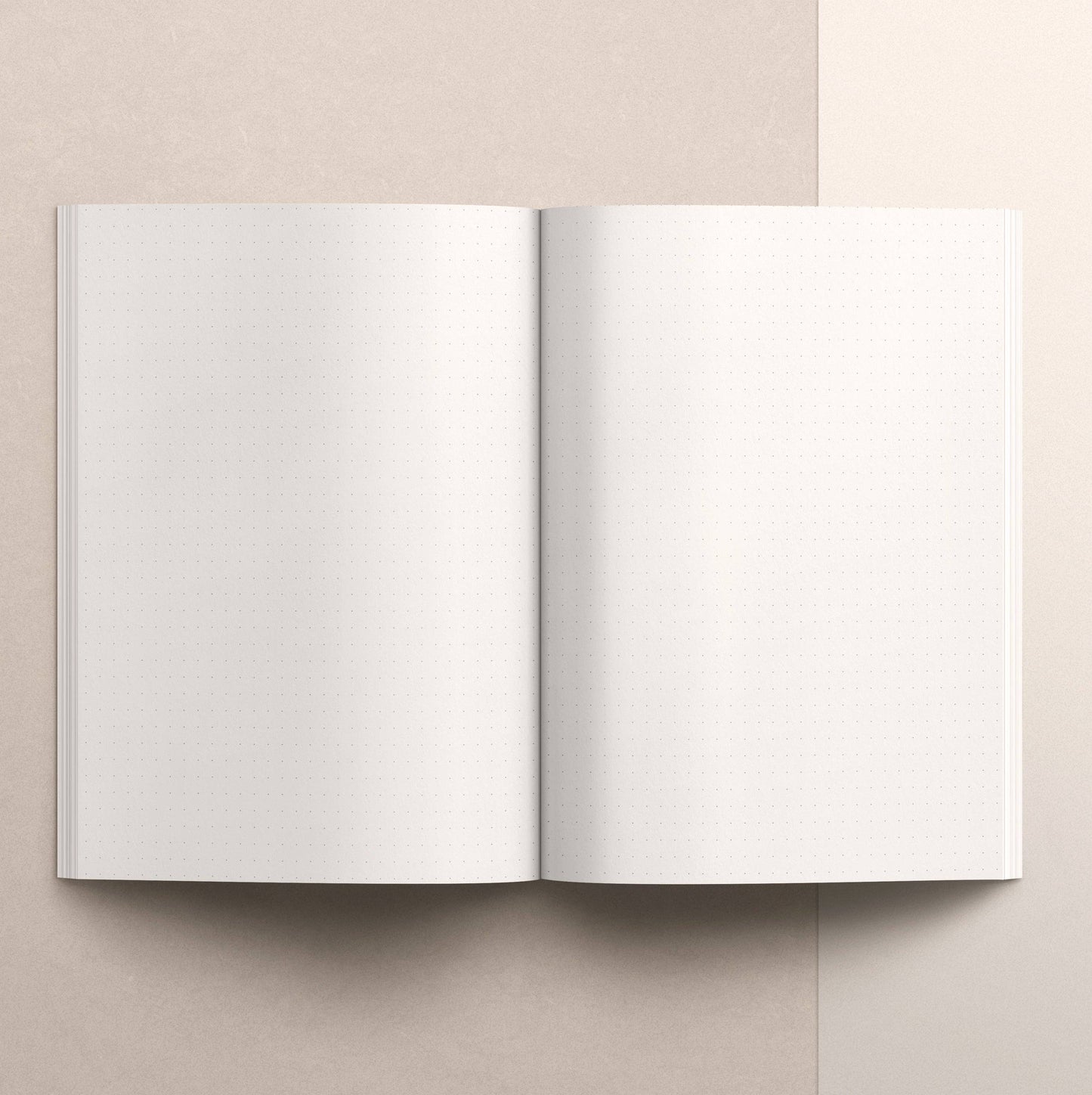 Butter Stripe Notebook - Dot Grid