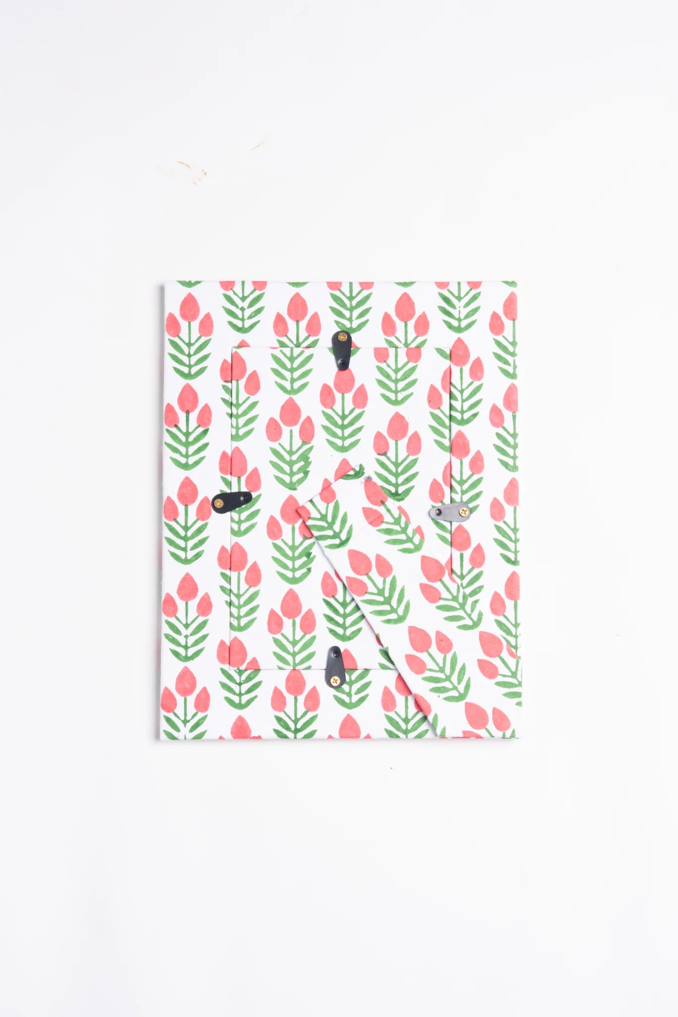 Blockprint Picture Frame in Red Poppy - Inner Child