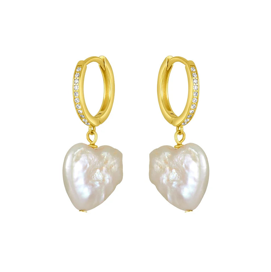 noa huggies gold earrings
