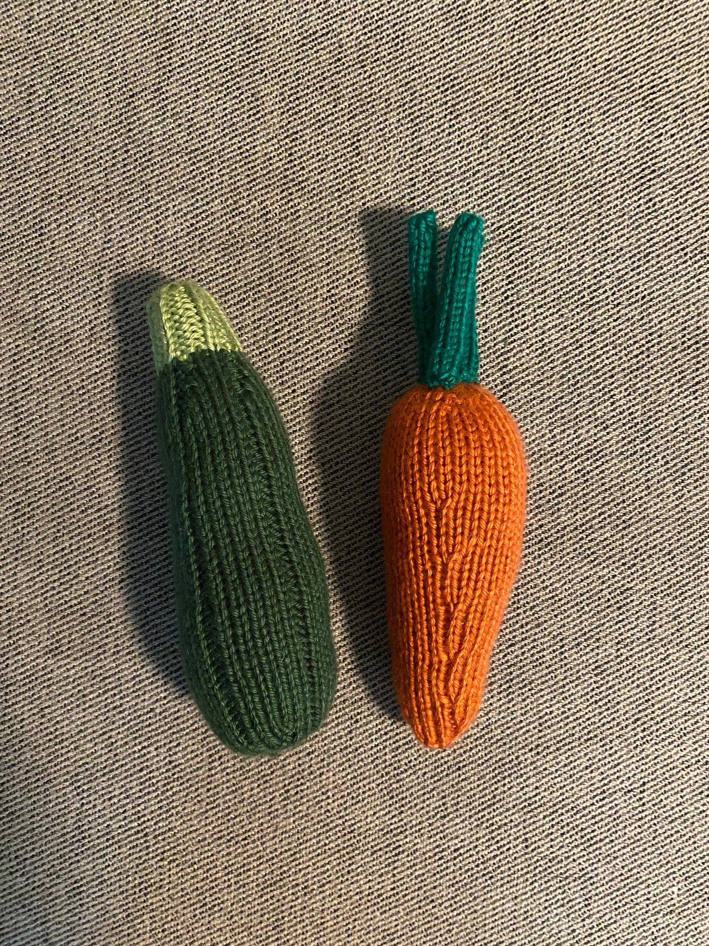 Knotical Knits Hand-made Carrot