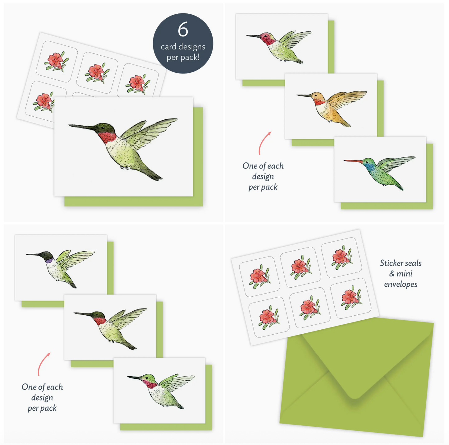 Hummies – Mini Note Cards