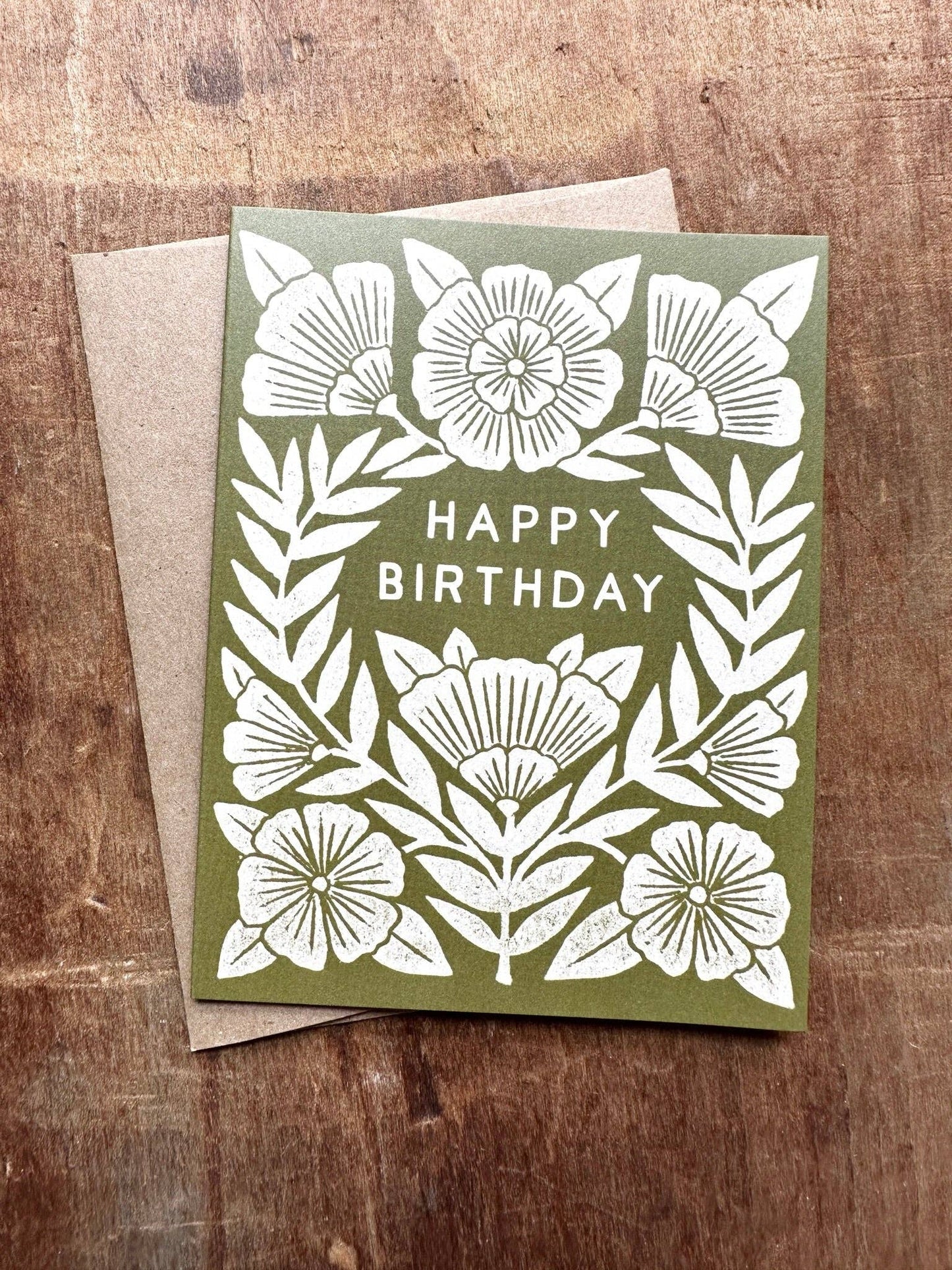 "Happy Birthday," Greeting Card