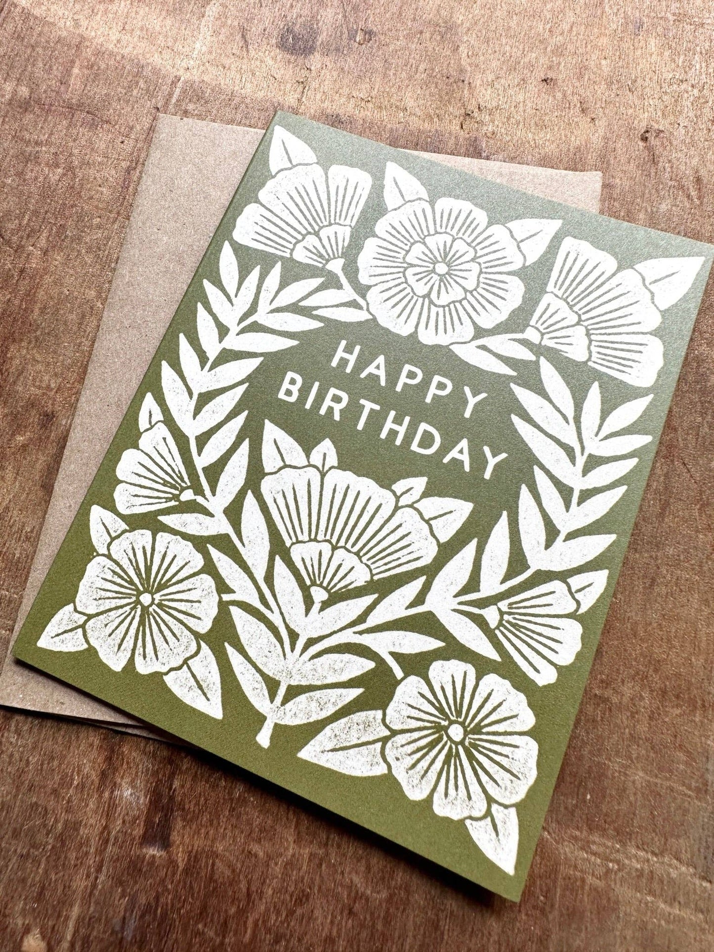 "Happy Birthday," Greeting Card