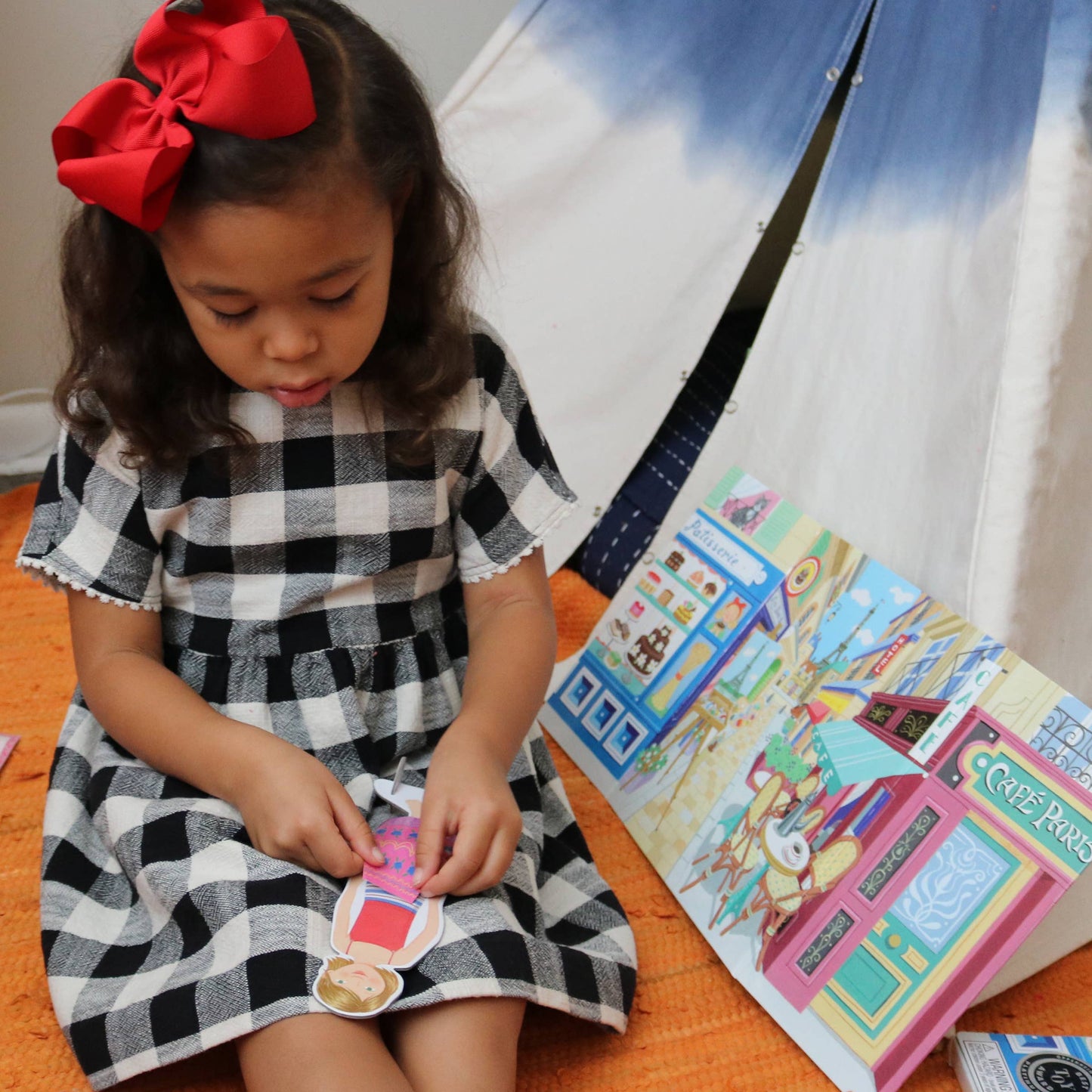 Baker & Painter Paper Doll Set A Day in Paris