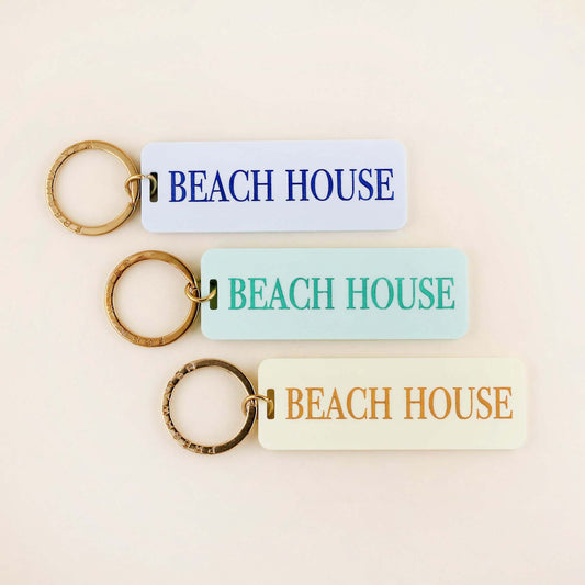 Beach House Keychain