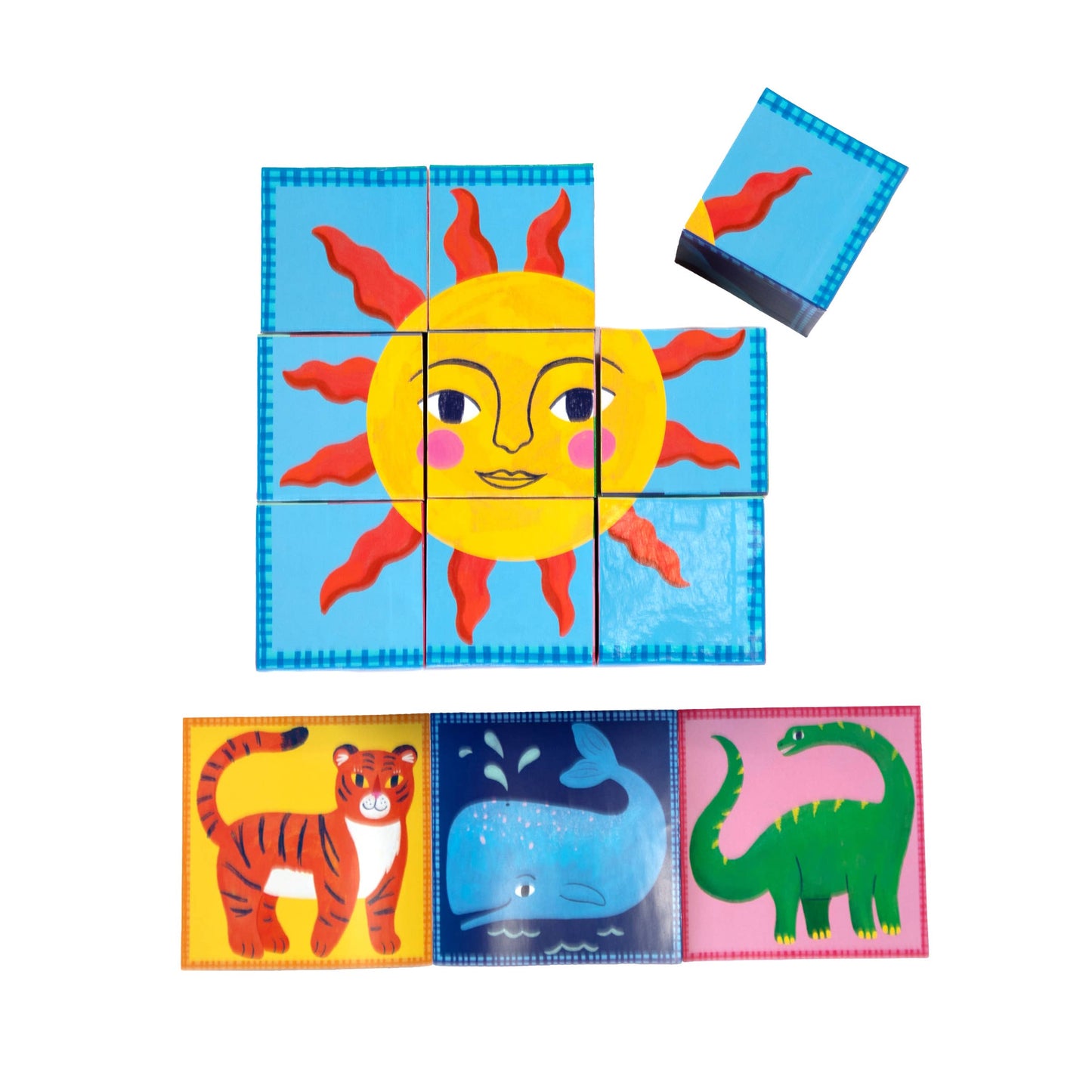 Simple Things Picture Blocks 9 Piece Puzzle