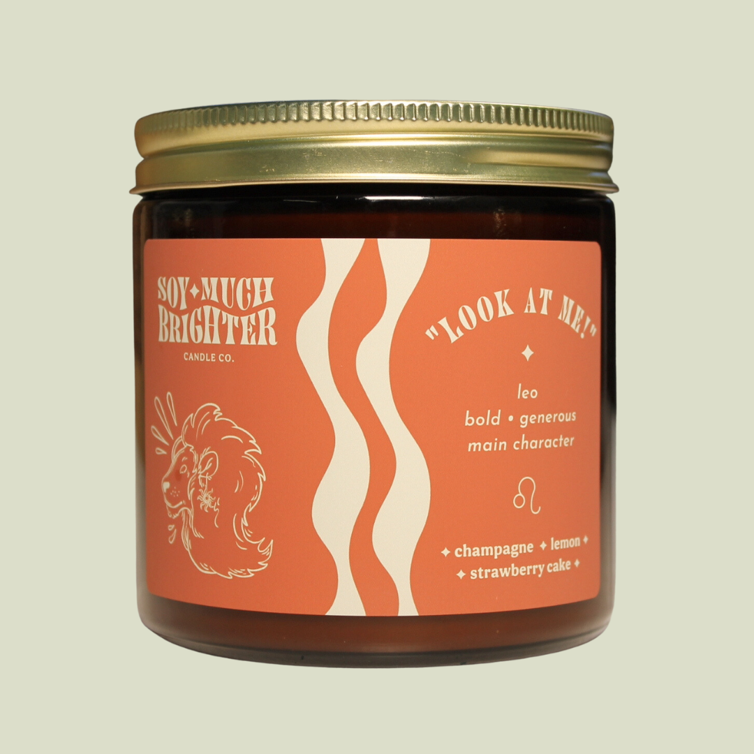 Leo Zodiac Soy Candle