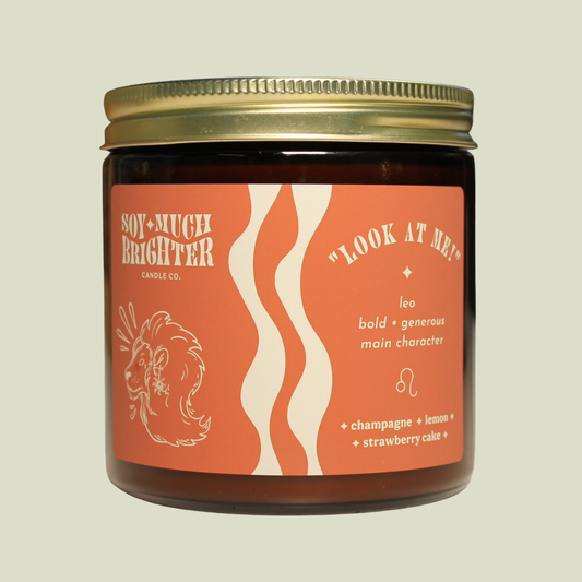 Leo Zodiac Soy Candle