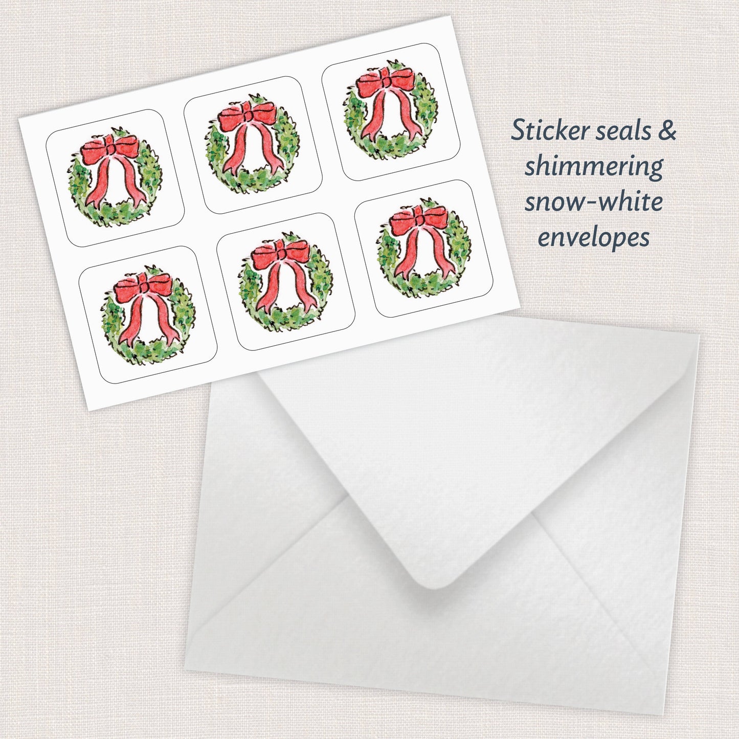 Let It Snow Mini Note Cards, Set of 6 | 2.5 x 3.5" 