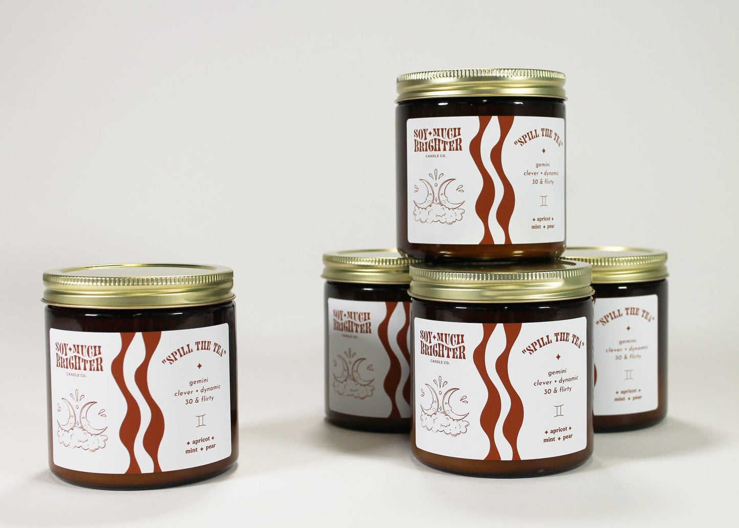 Gemini Zodiac Soy Candle