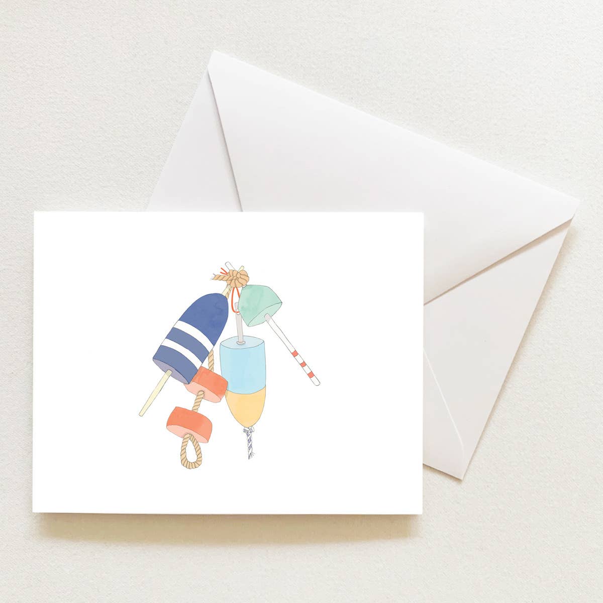 Buoy Bunch Sleeved Note Card - Sara Fitz