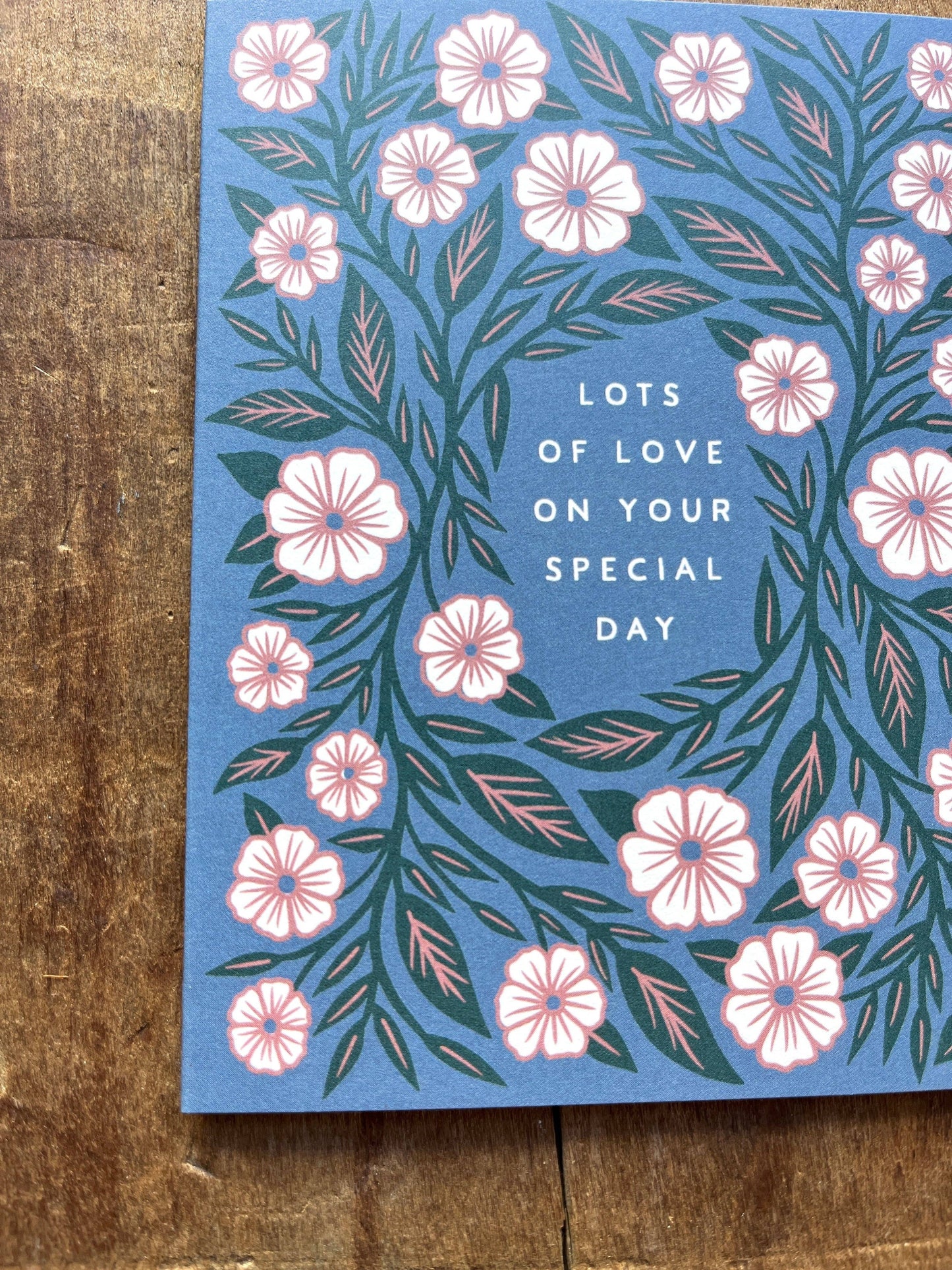 "Lots of Love on Your Special Day," Greeting Card