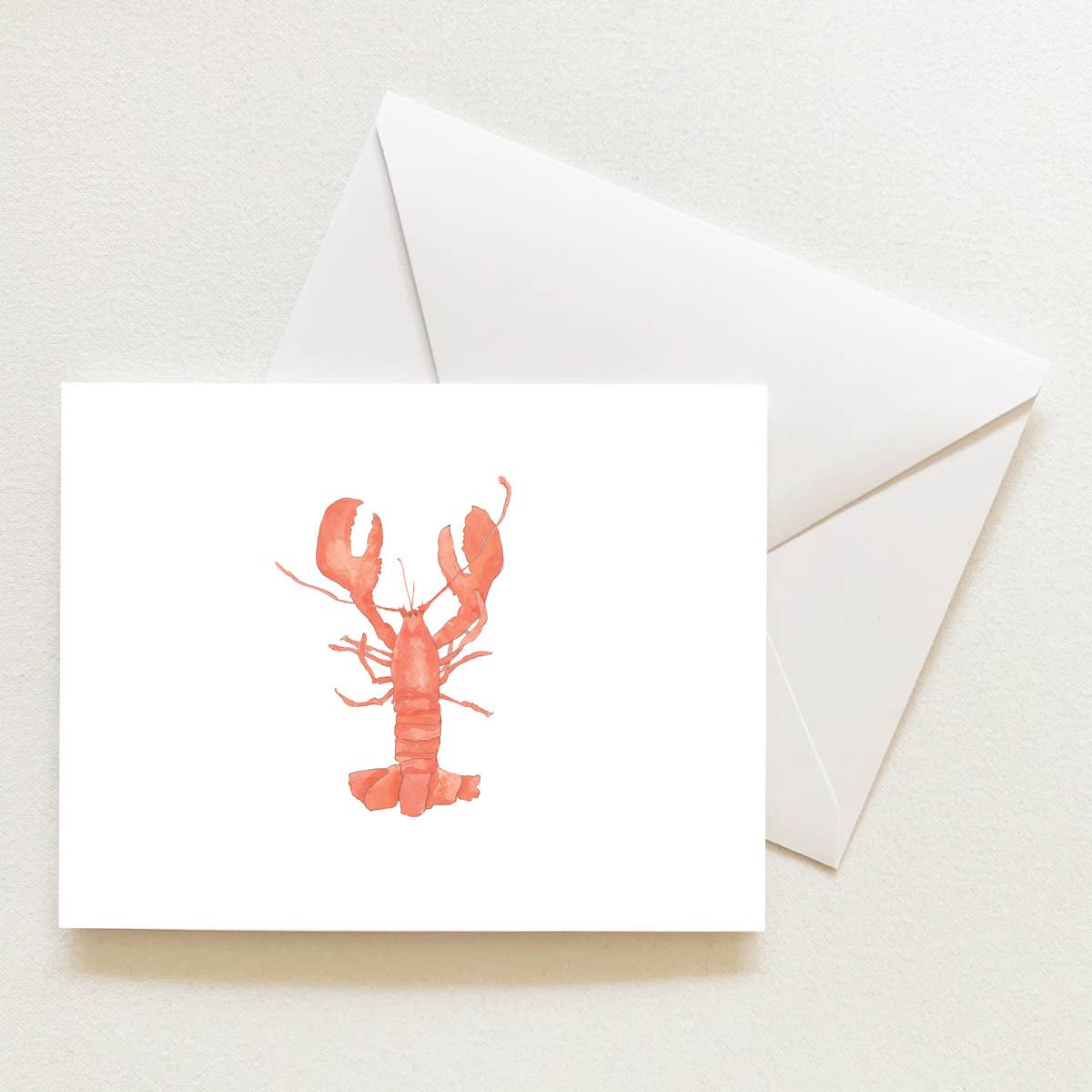 Lobster Sleeved Note Card