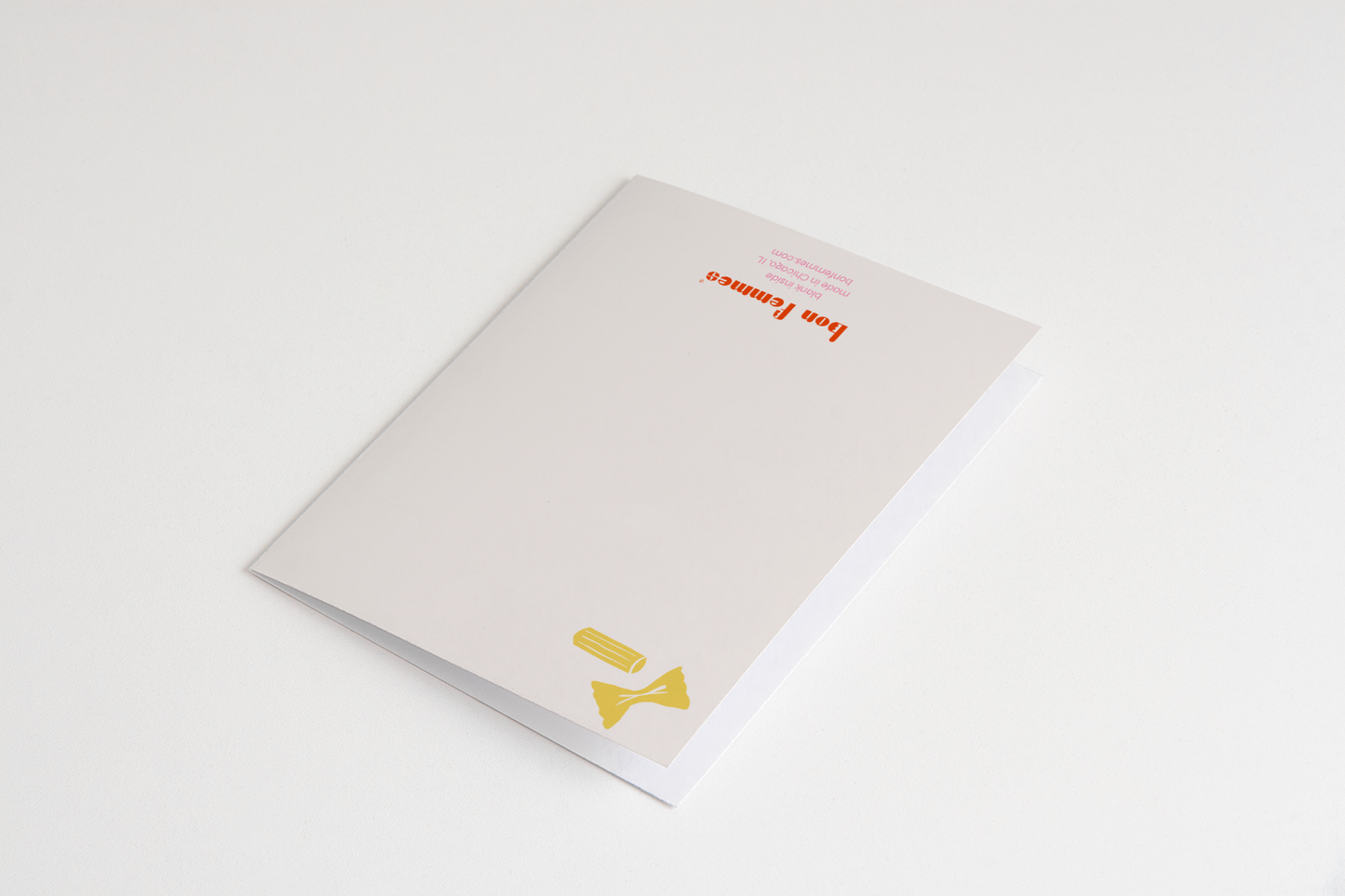 More Than Pasta Greeting Card