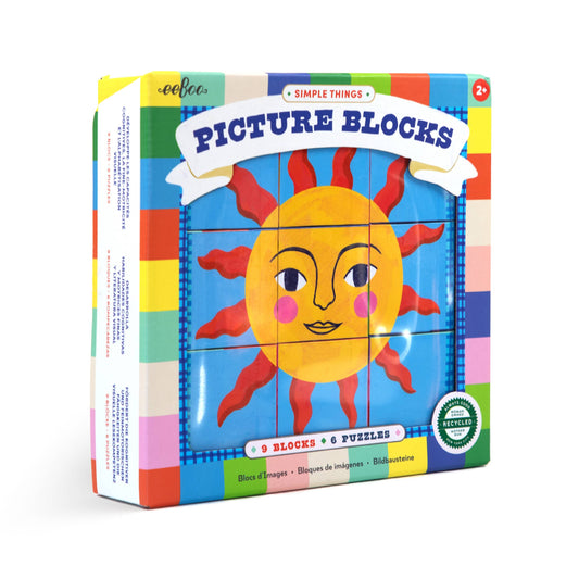 Simple Things Picture Blocks 9 Piece Puzzle