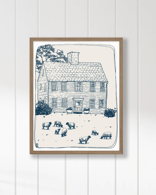"Homes of New England No. 12", Giclée Fine Art Print