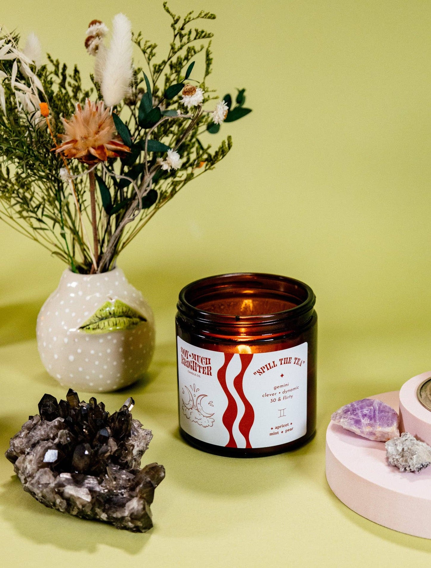 Gemini Zodiac Soy Candle