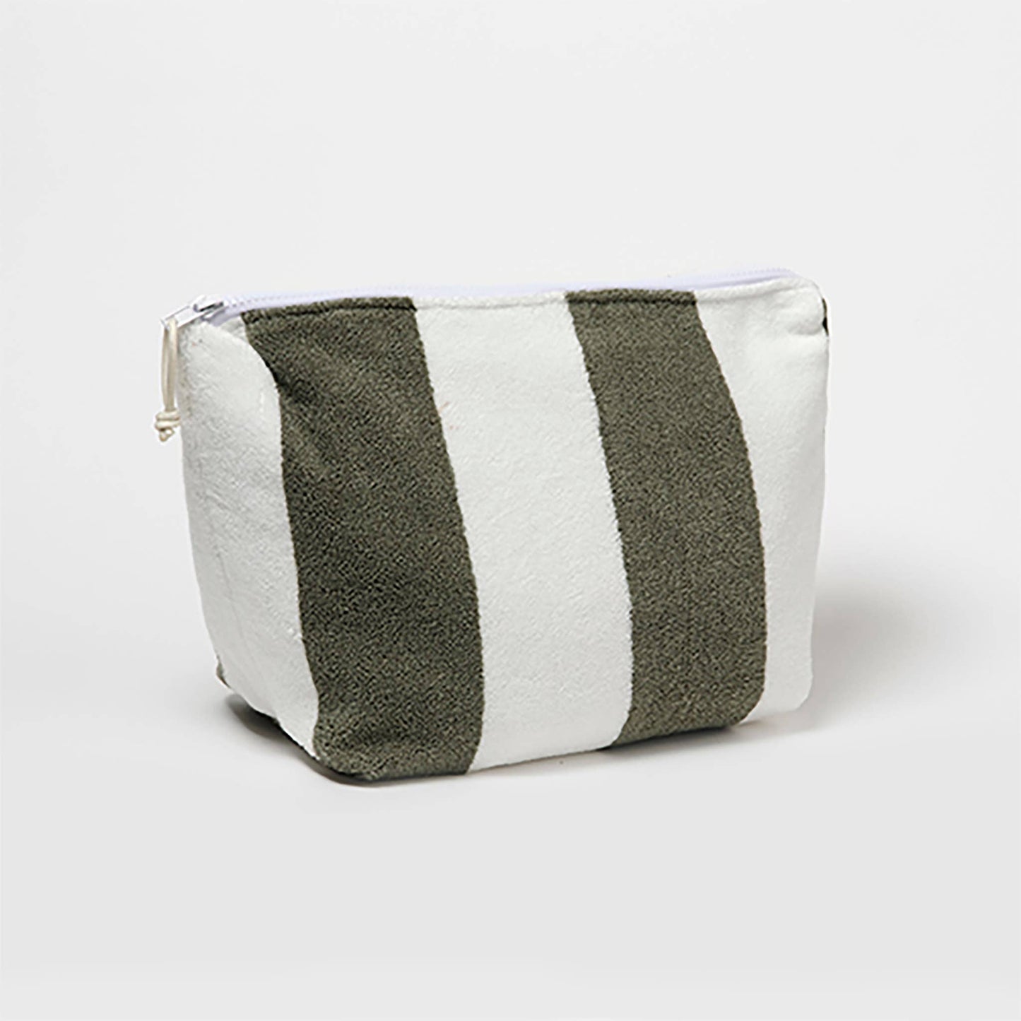 Terry Beach Pouch The Vacay Olive Stripe
