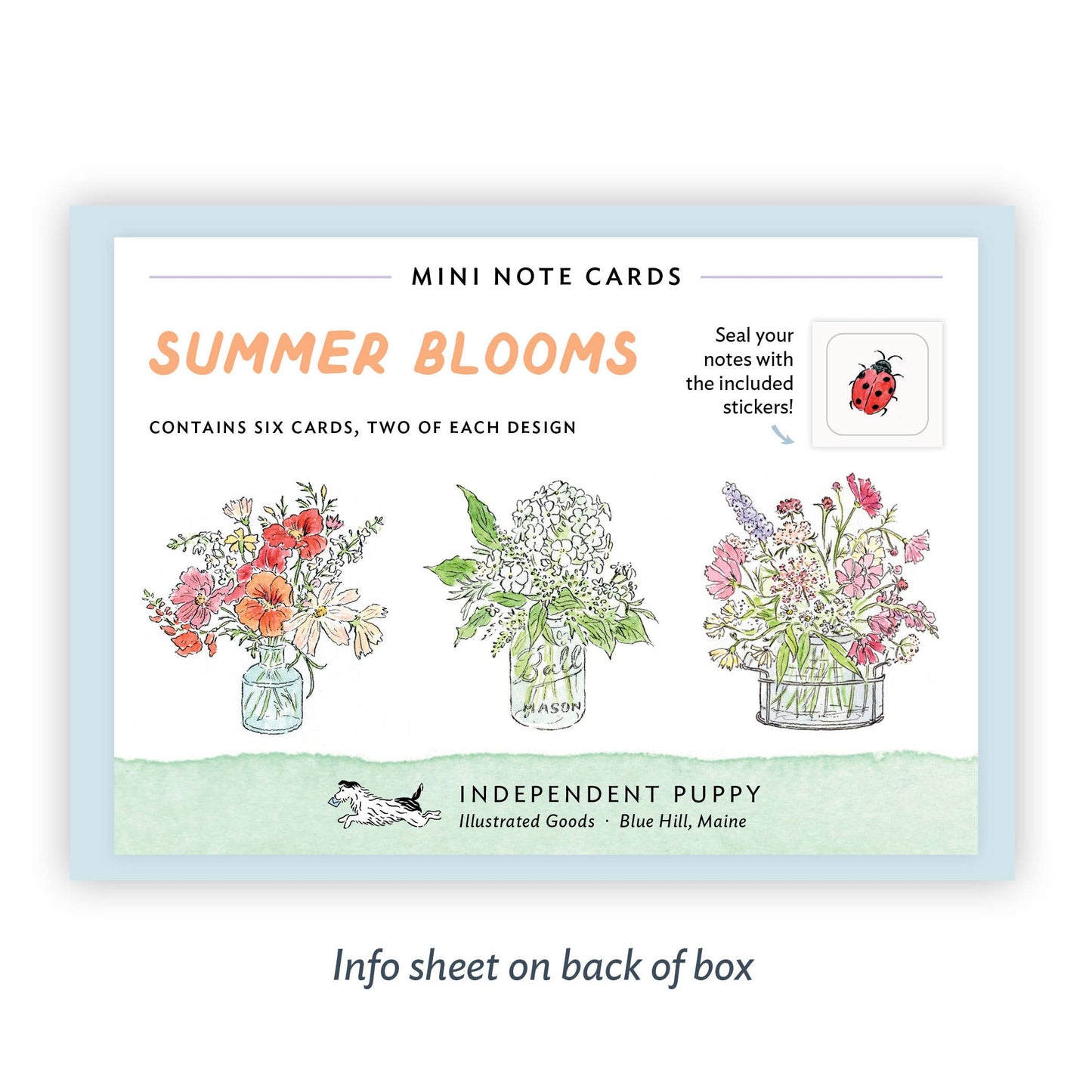 Summer Blooms – Mini Note Cards 