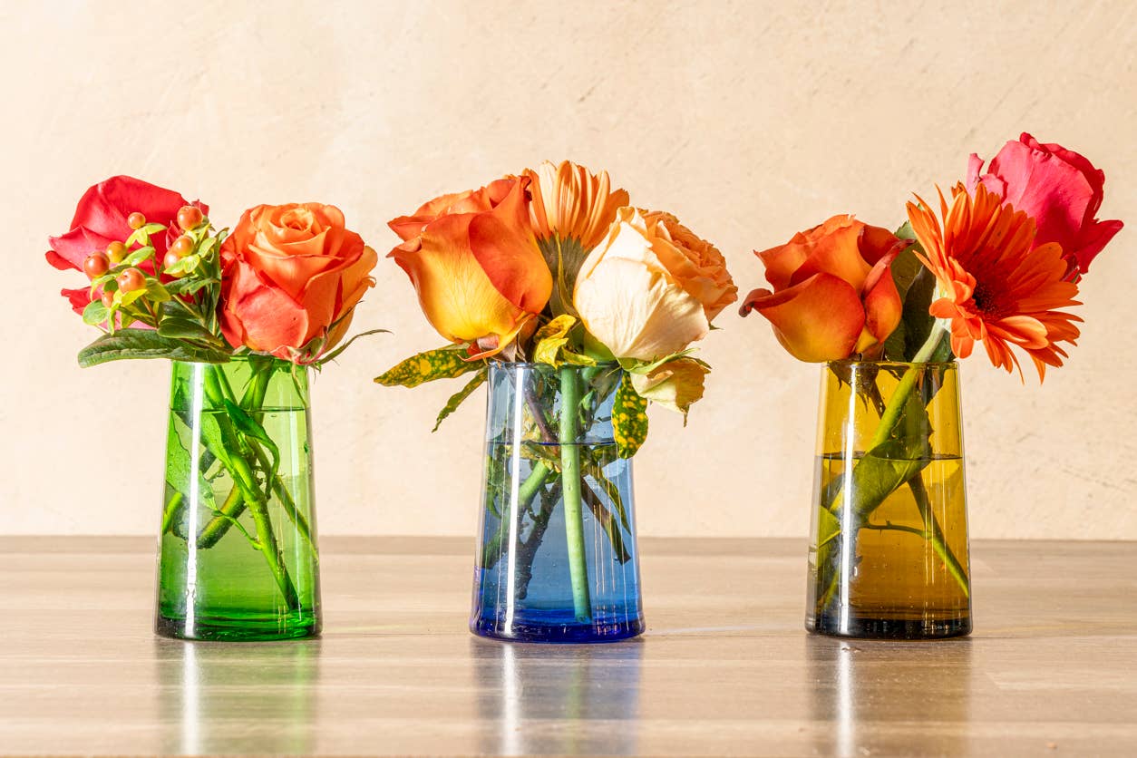 Moroccan Cone Glassware Large - Blue