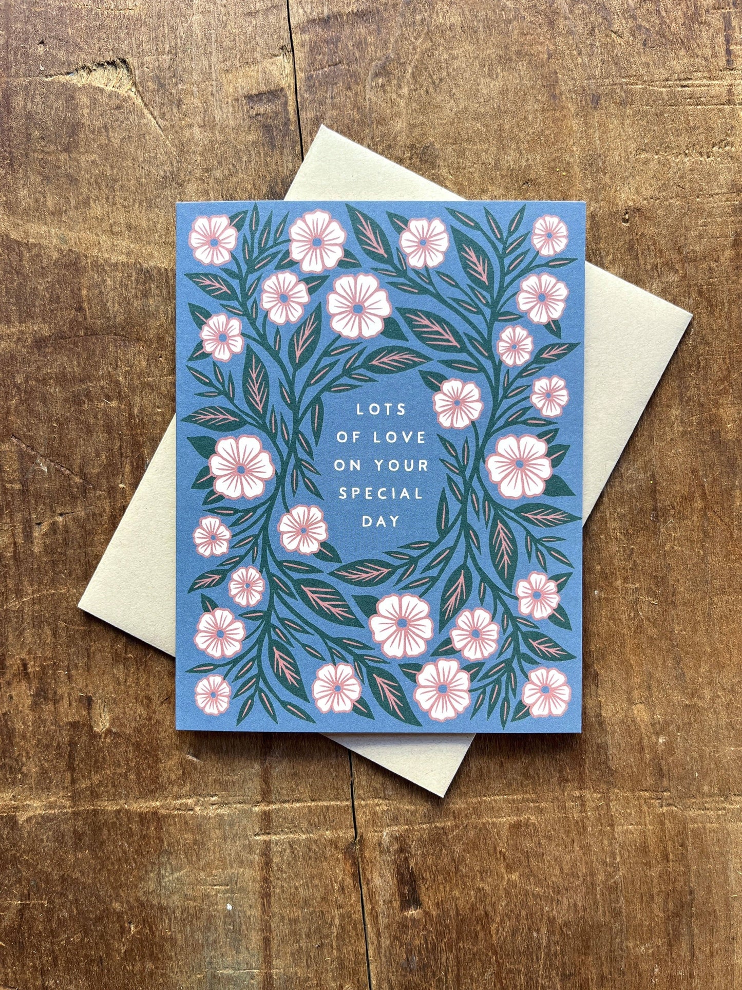 "Lots of Love on Your Special Day," Greeting Card