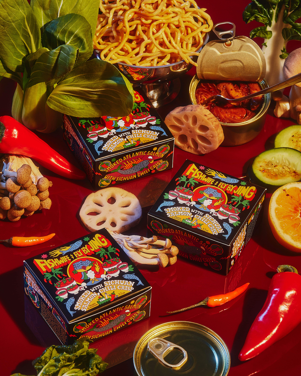 Smoked Salmon with Fishwife Tinned Fish Co. & Fly By Jing Sichuan Chili Crisp