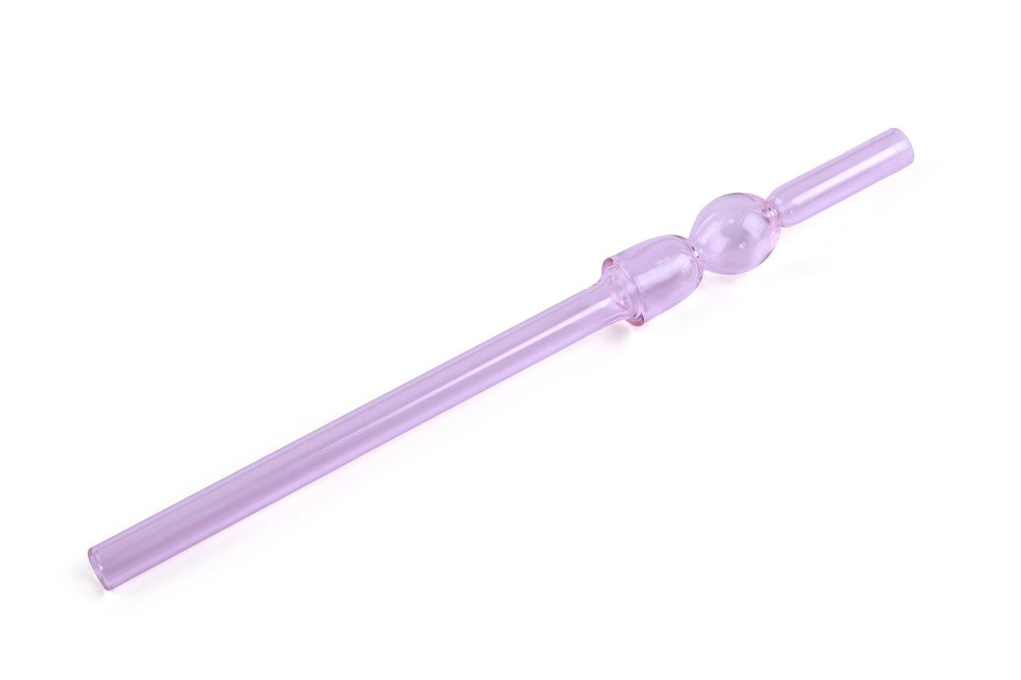 Reusable Glass Straw - Pink