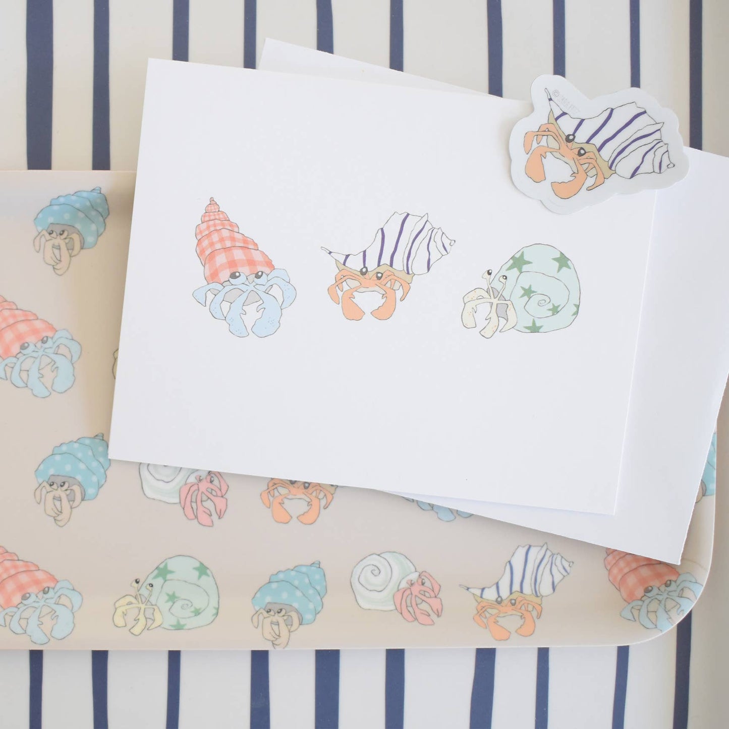 Hermit Crab Boxed Note Cards -  Sara Fitz