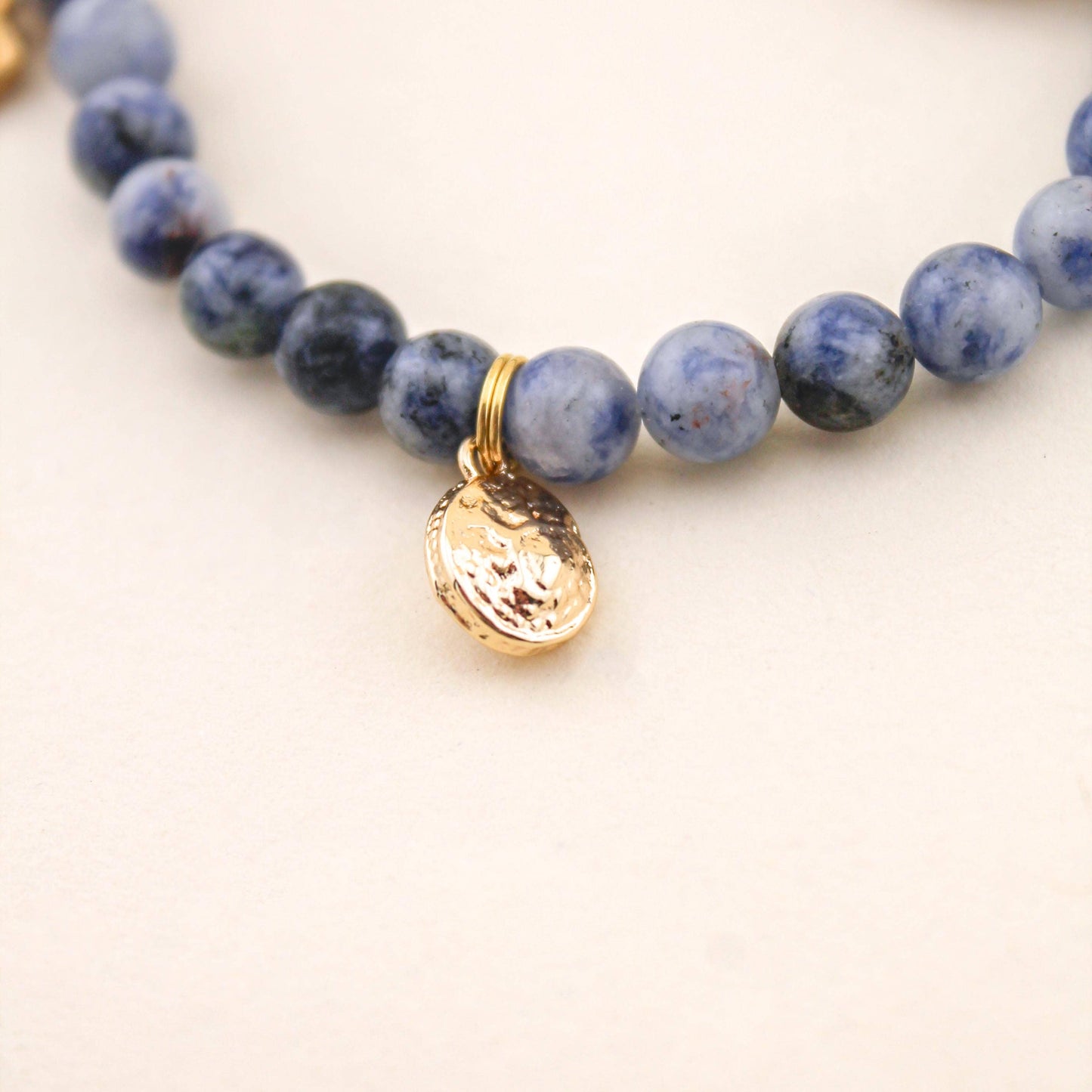 Small Seashell Charm Bracelet in Wave