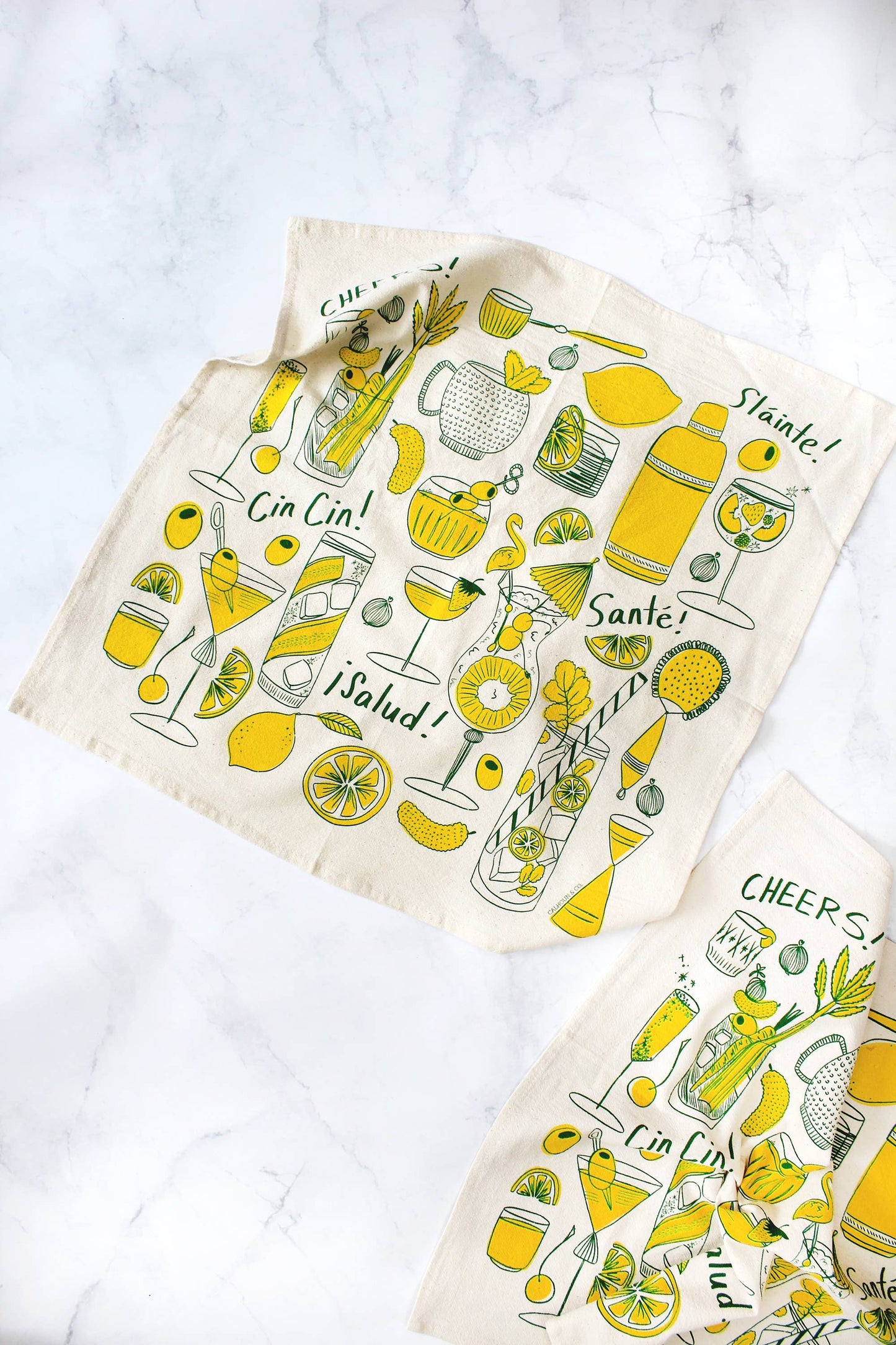 Cocktail Party Tea Towel