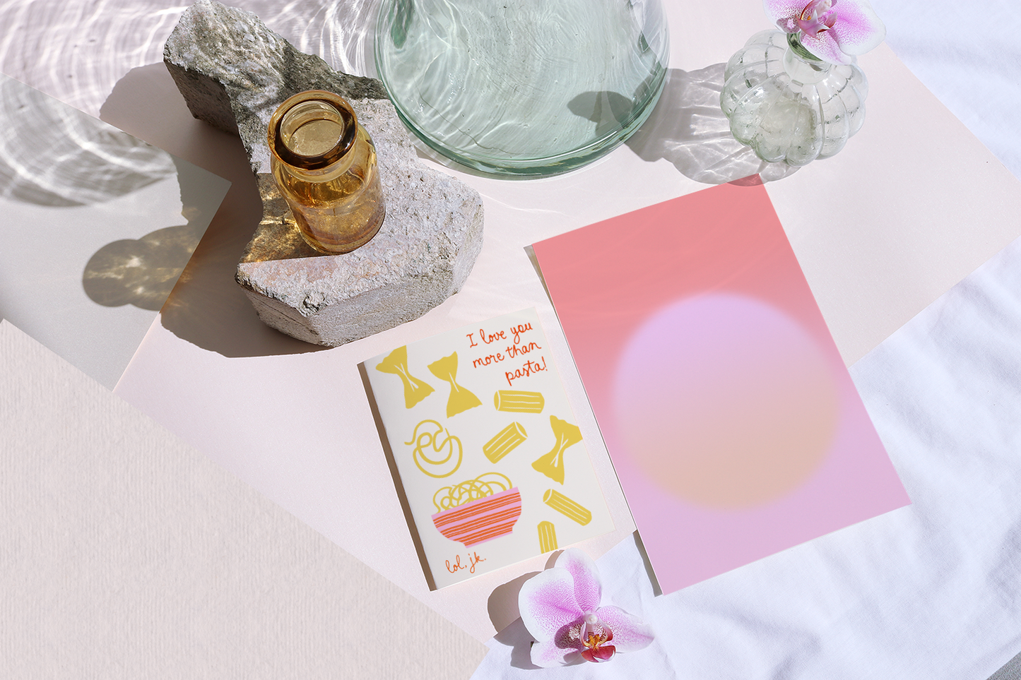 More Than Pasta Greeting Card