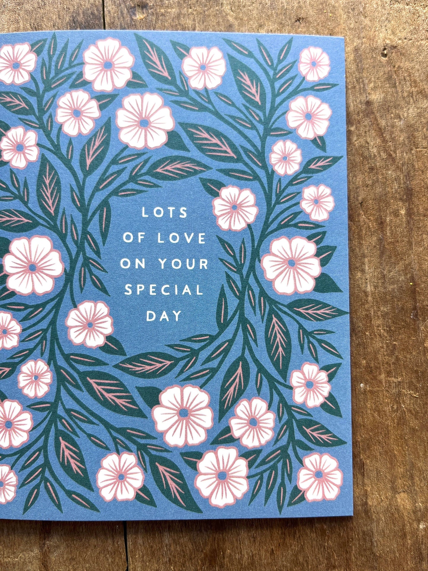 "Lots of Love on Your Special Day," Greeting Card