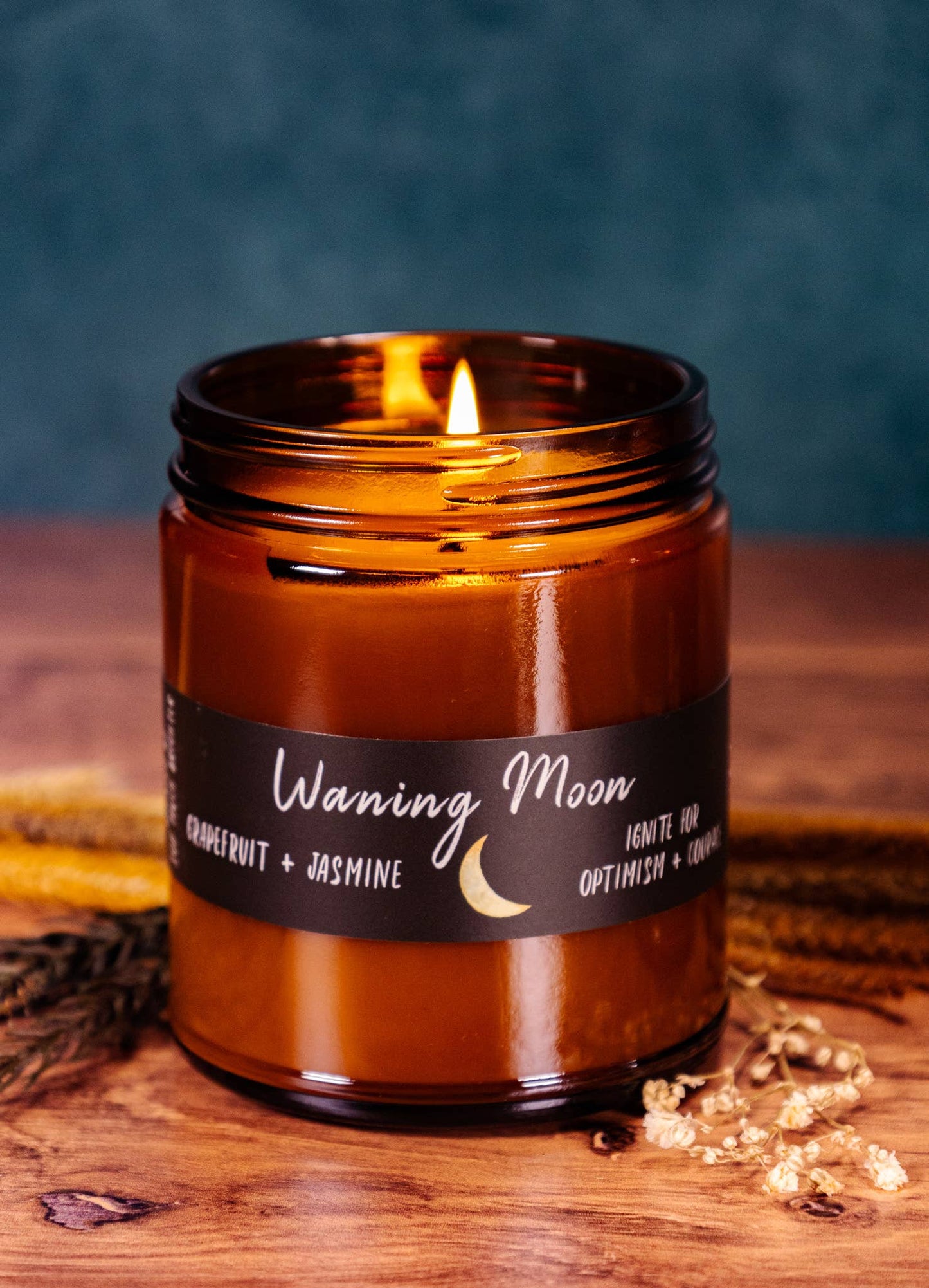 Waning Moon Candle // Moon Phase Candle // Soy Wax Candle