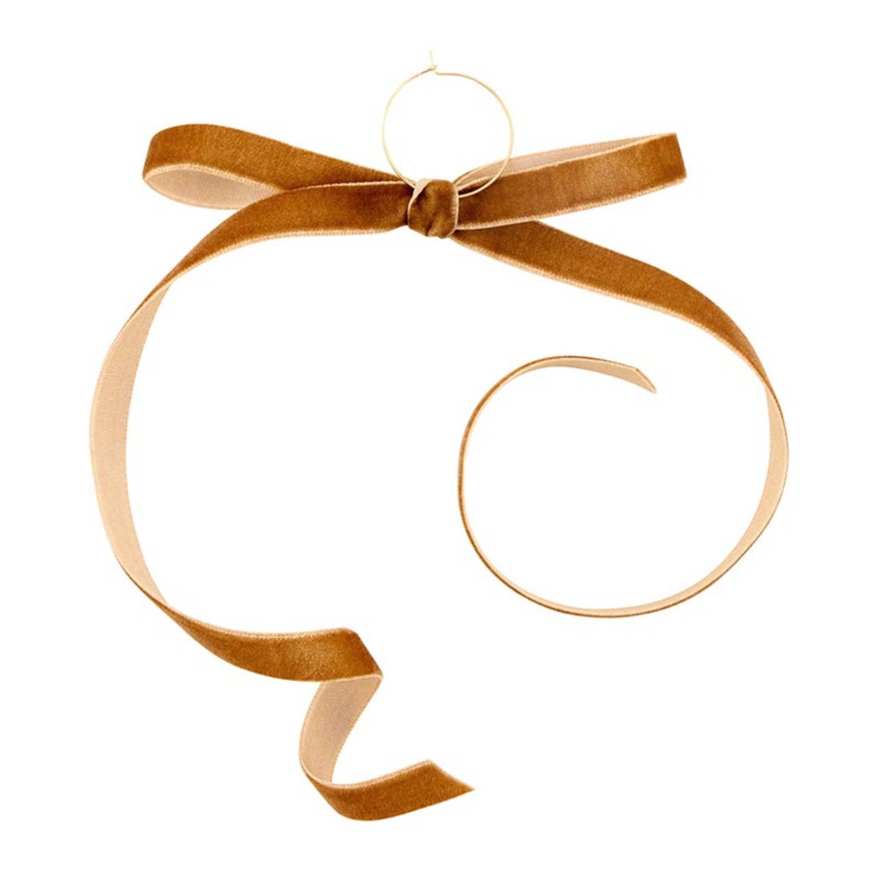 Velvet Bow Wine Charms - Blush - Set of 6