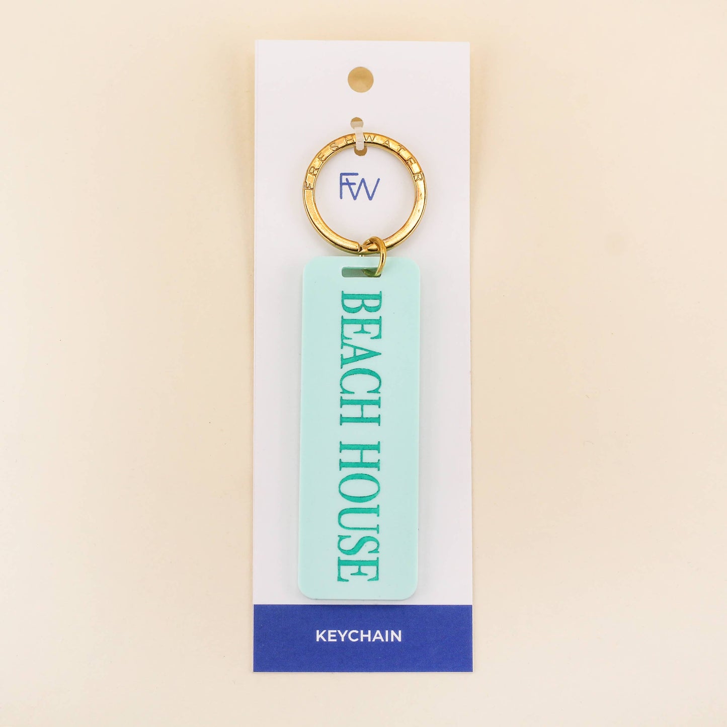 Beach House Keychain