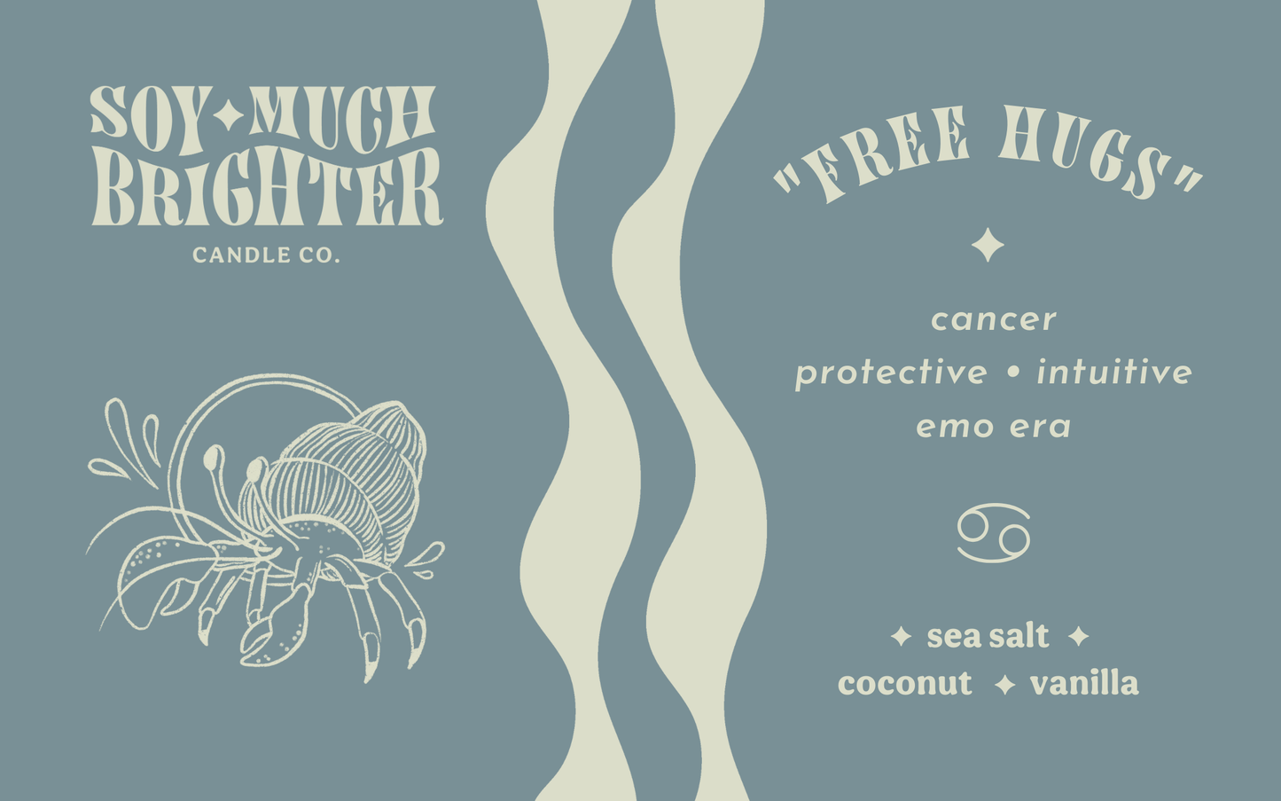 Cancer Zodiac Soy Candle