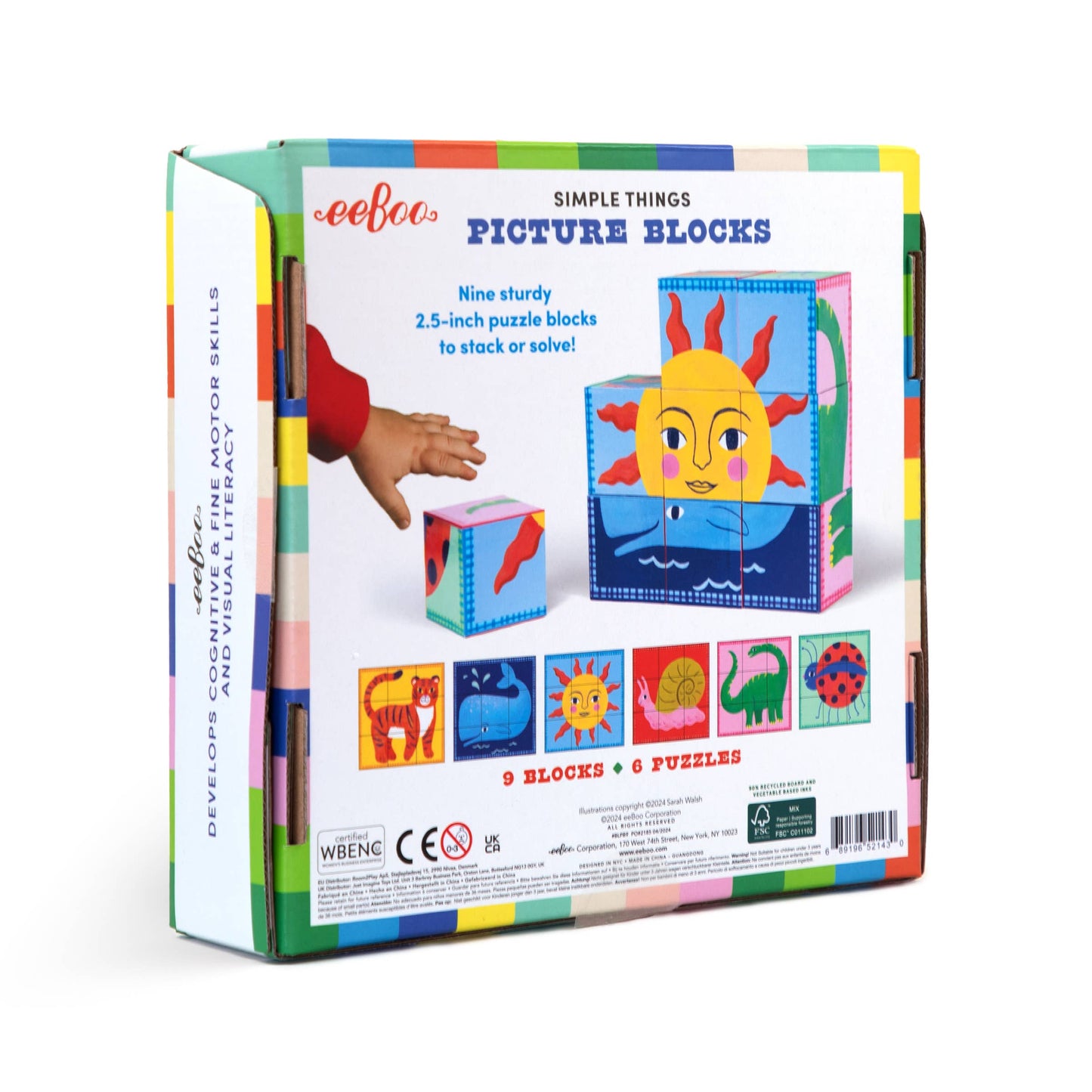 Simple Things Picture Blocks 9 Piece Puzzle