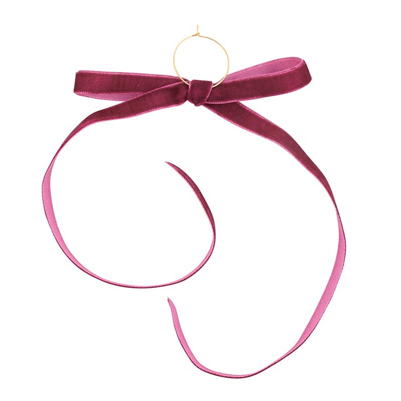 Velvet Bow Wine Charms - Moroccan - Set of 6