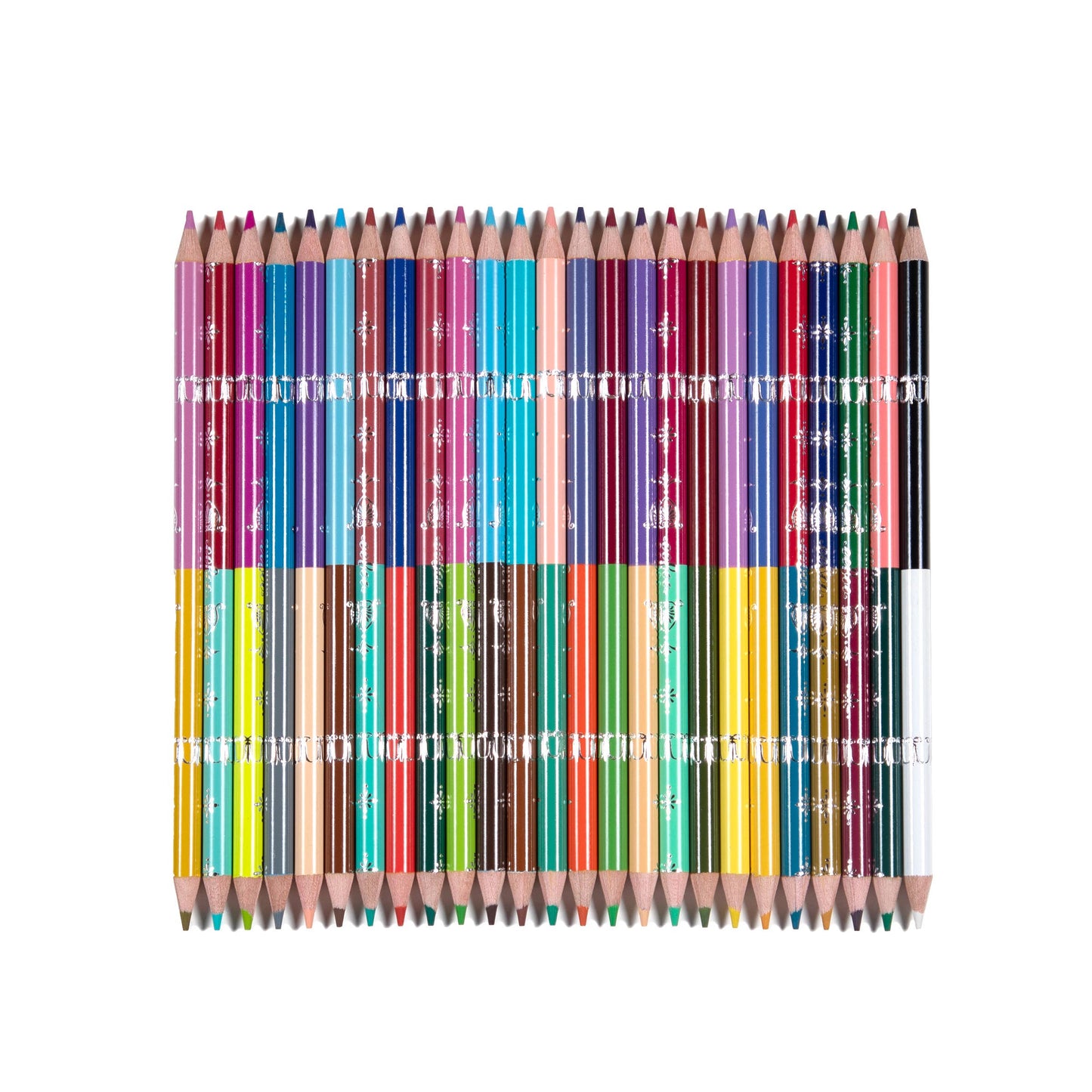 Victoria's 25 Double-Sided Colored Pencils (Blue)