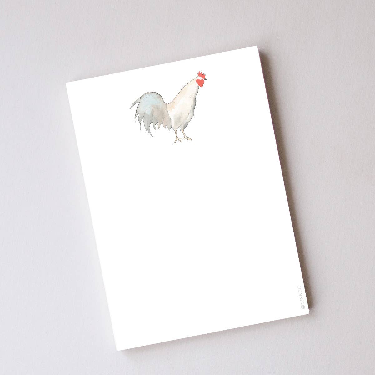 Rooster Notepad - Sara Fitz