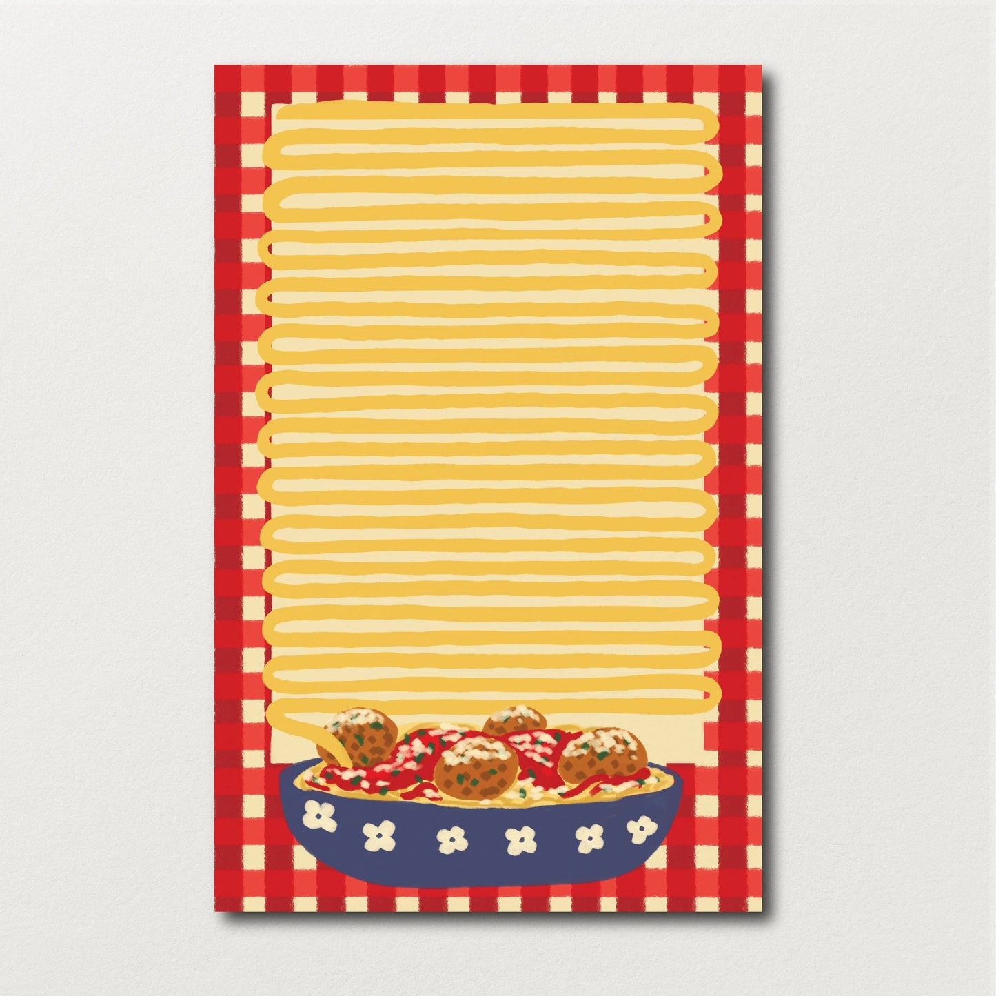 Mamma Mia Spaghetti & Meatballs Notepad