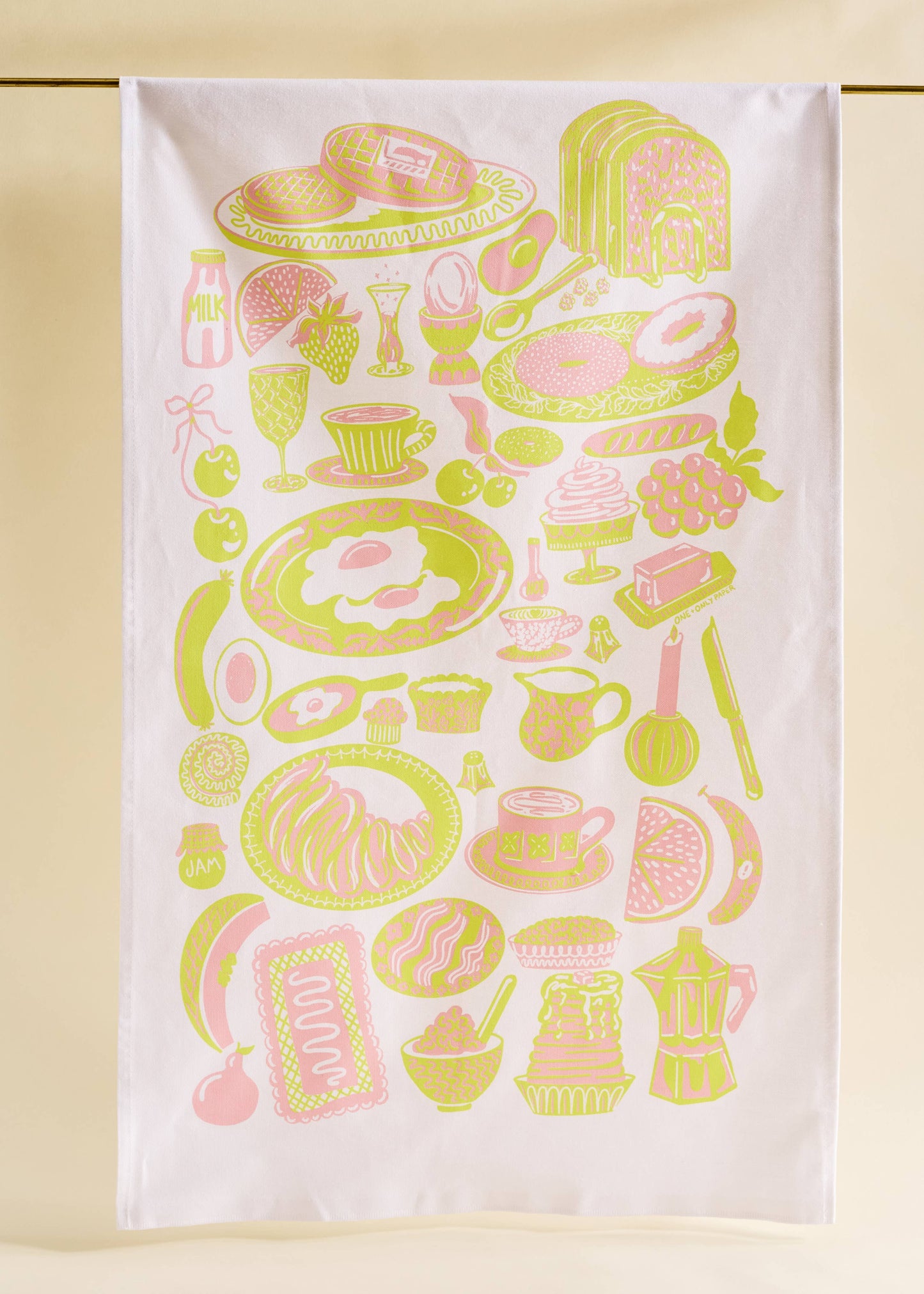 Breakfast Lovers Cotton Tea Towel