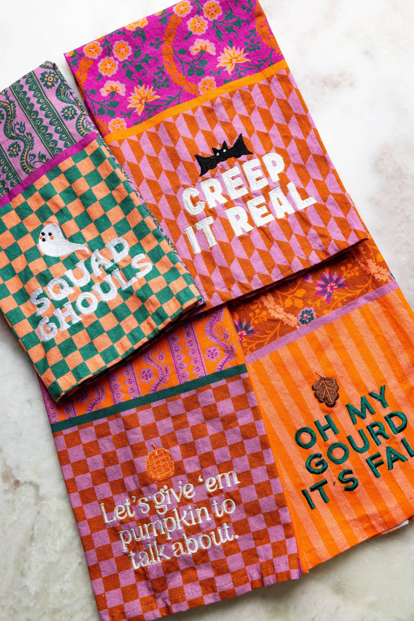 Creep It Real Dish Towel