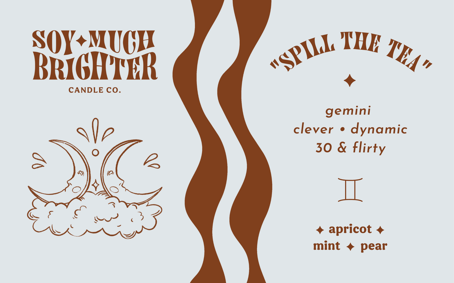 Gemini Zodiac Soy Candle