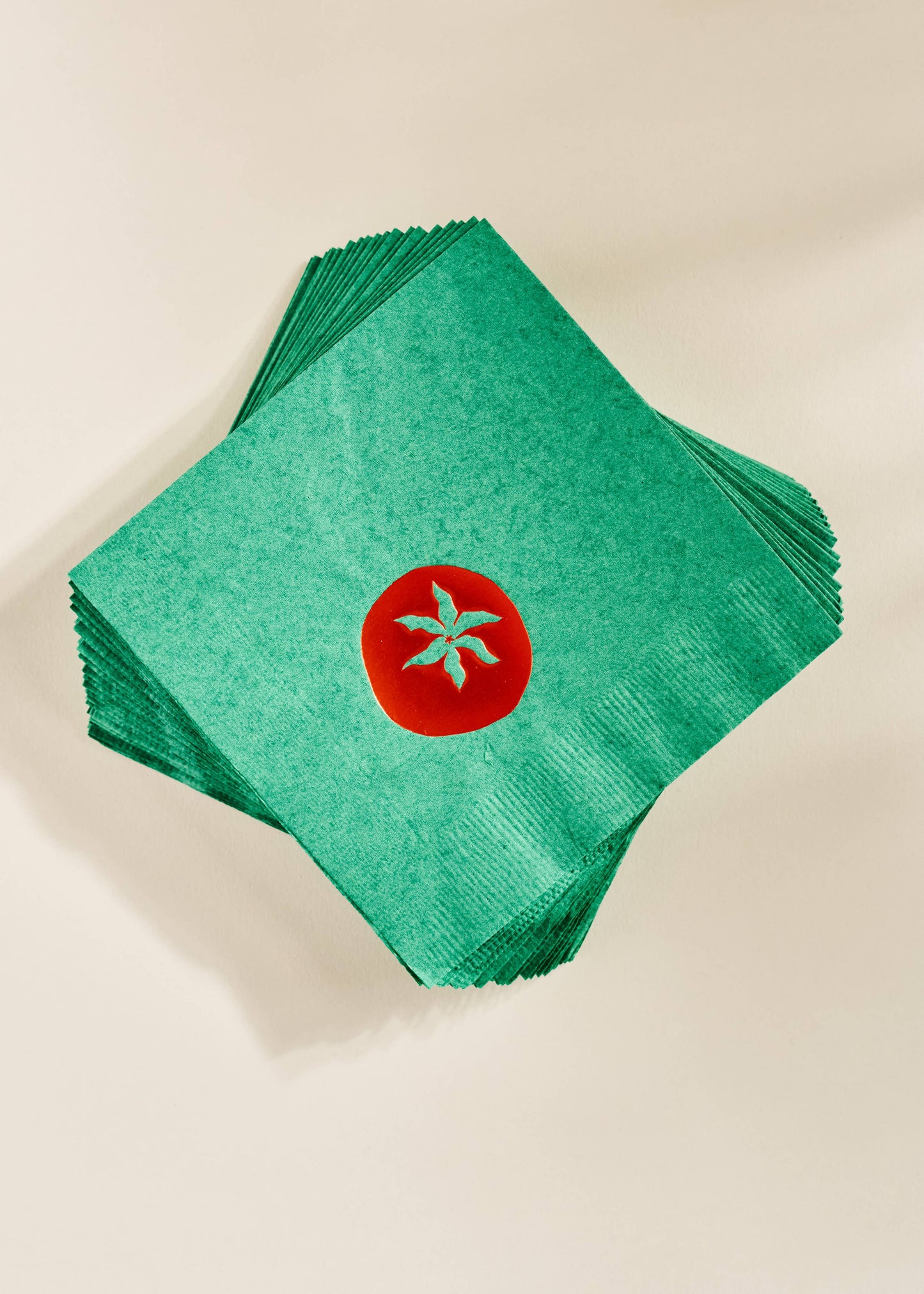 Tomato Cocktail Paper Beverage Napkin - Set of 20